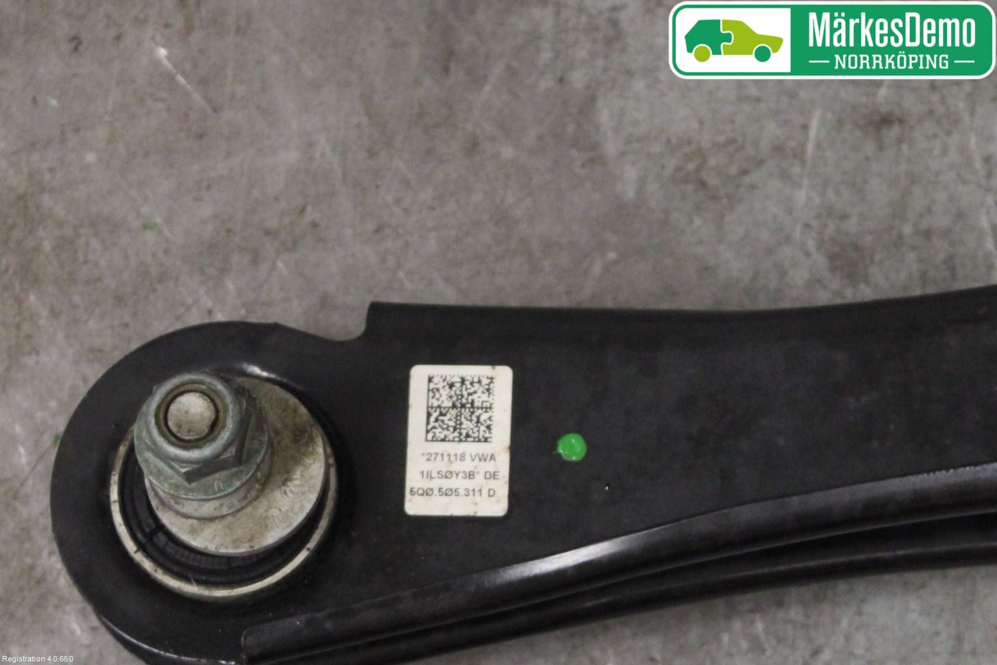 Audi A3/S3 8V 13-20 Bärarm Bak Höger