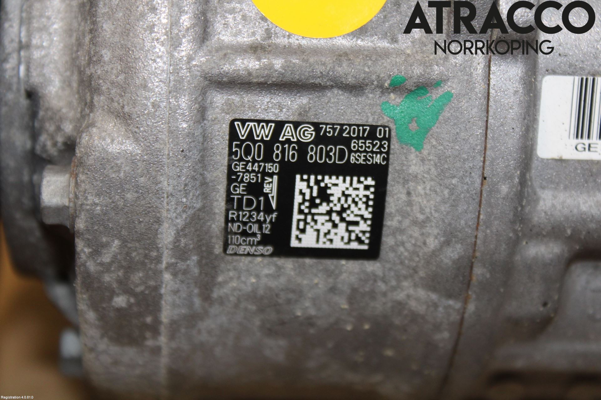 Volkswagen VW TOURAN 16- Ac Kompressor