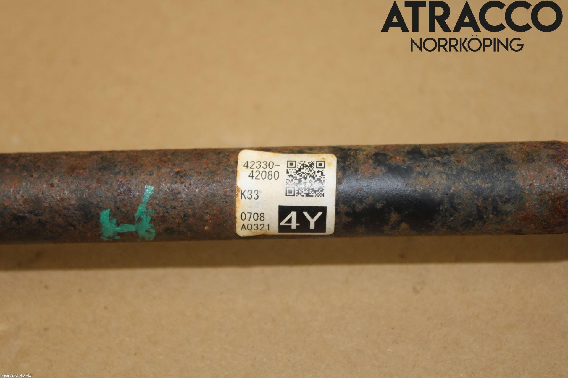 Toyota RAV4 19- Drivaxel Bak Höger