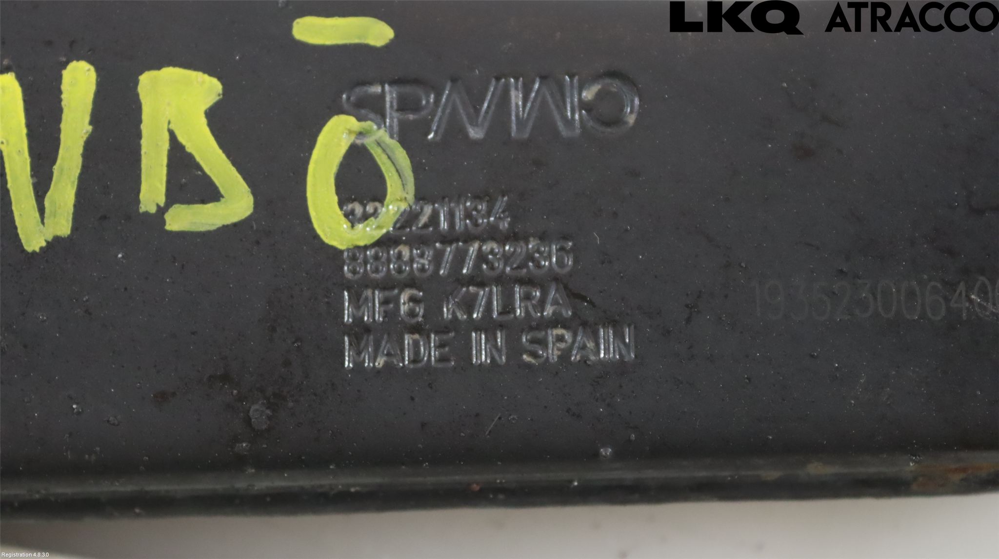 Volvo XC40/RECHARGE 18- Bärarm Bak Övre Vänster