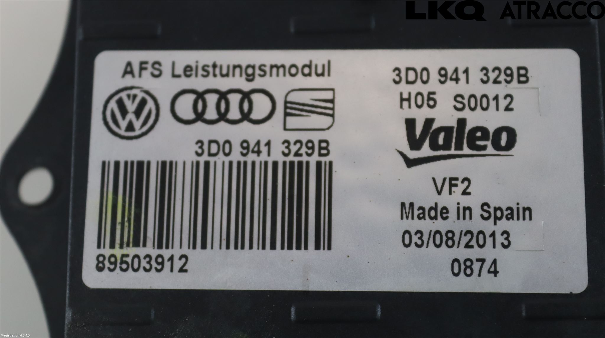 Volkswagen VW PASSAT 11-14 Styrenhet Strålkastare