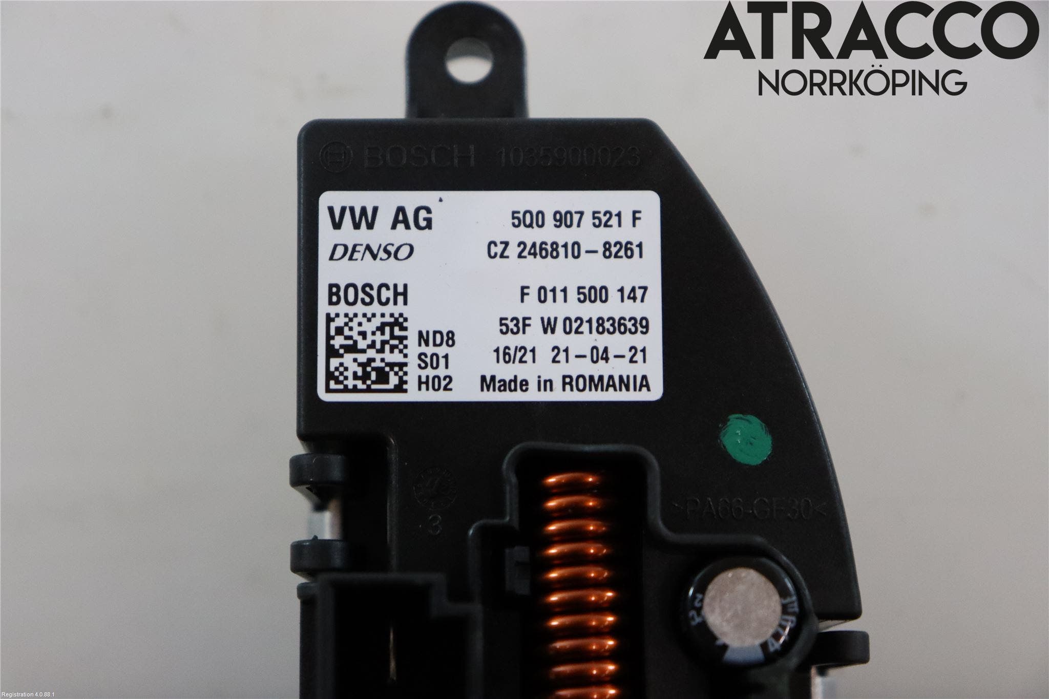 Skoda KAROQ 18- Värmefläktsmotstånd