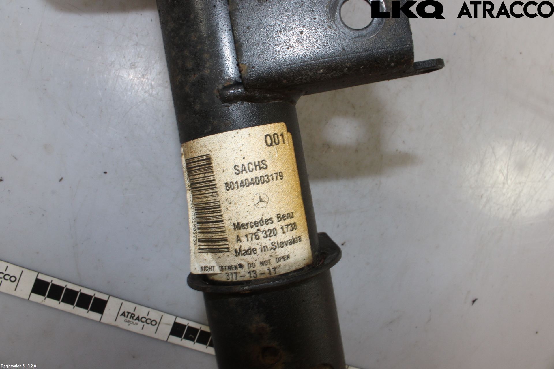 Mercedes-Benz MB A-KLASS (W176) 13-18 Fjäderben Fram Vänster