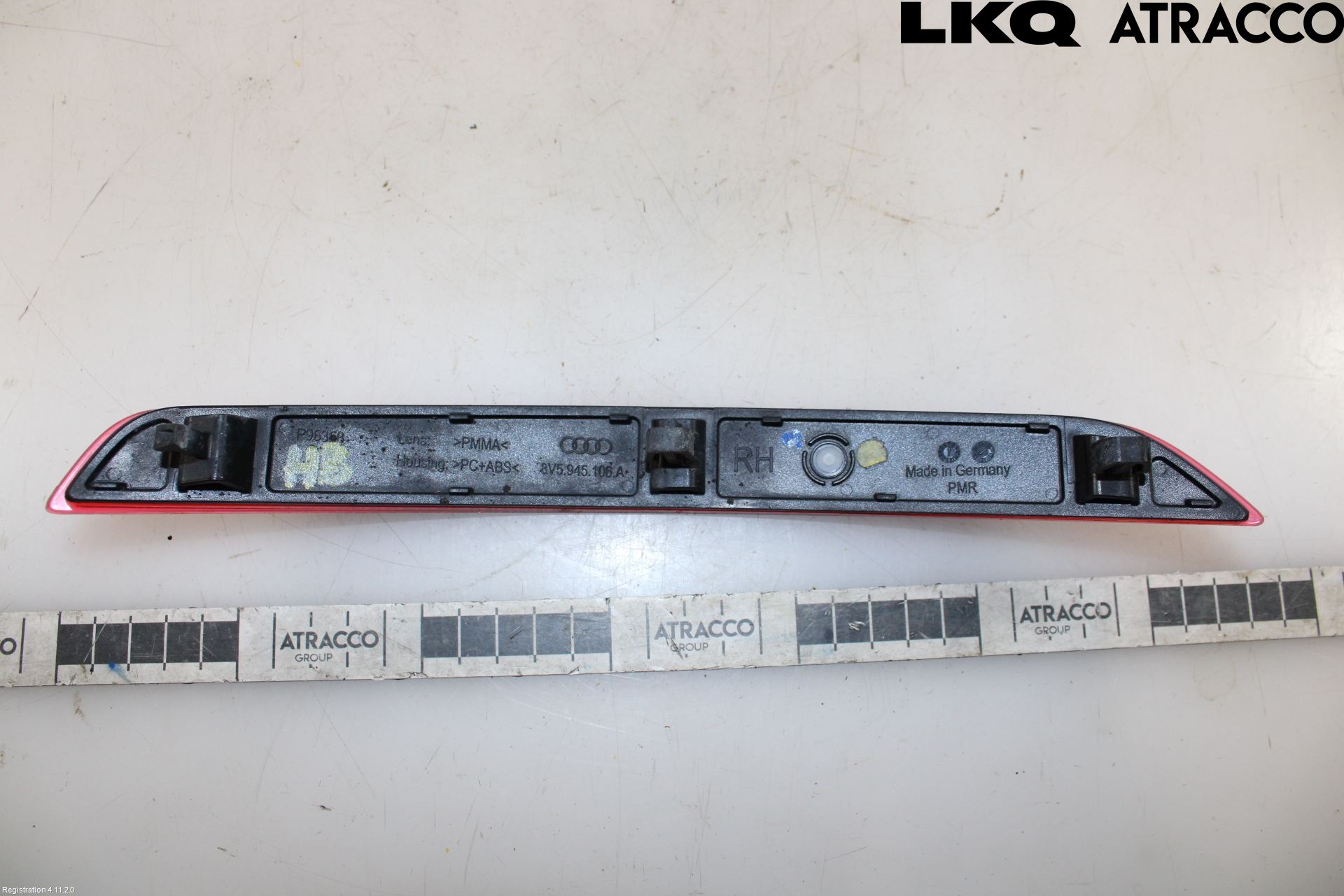 Audi A3/S3 8V 13-20 Dimljus/Reflex Bak