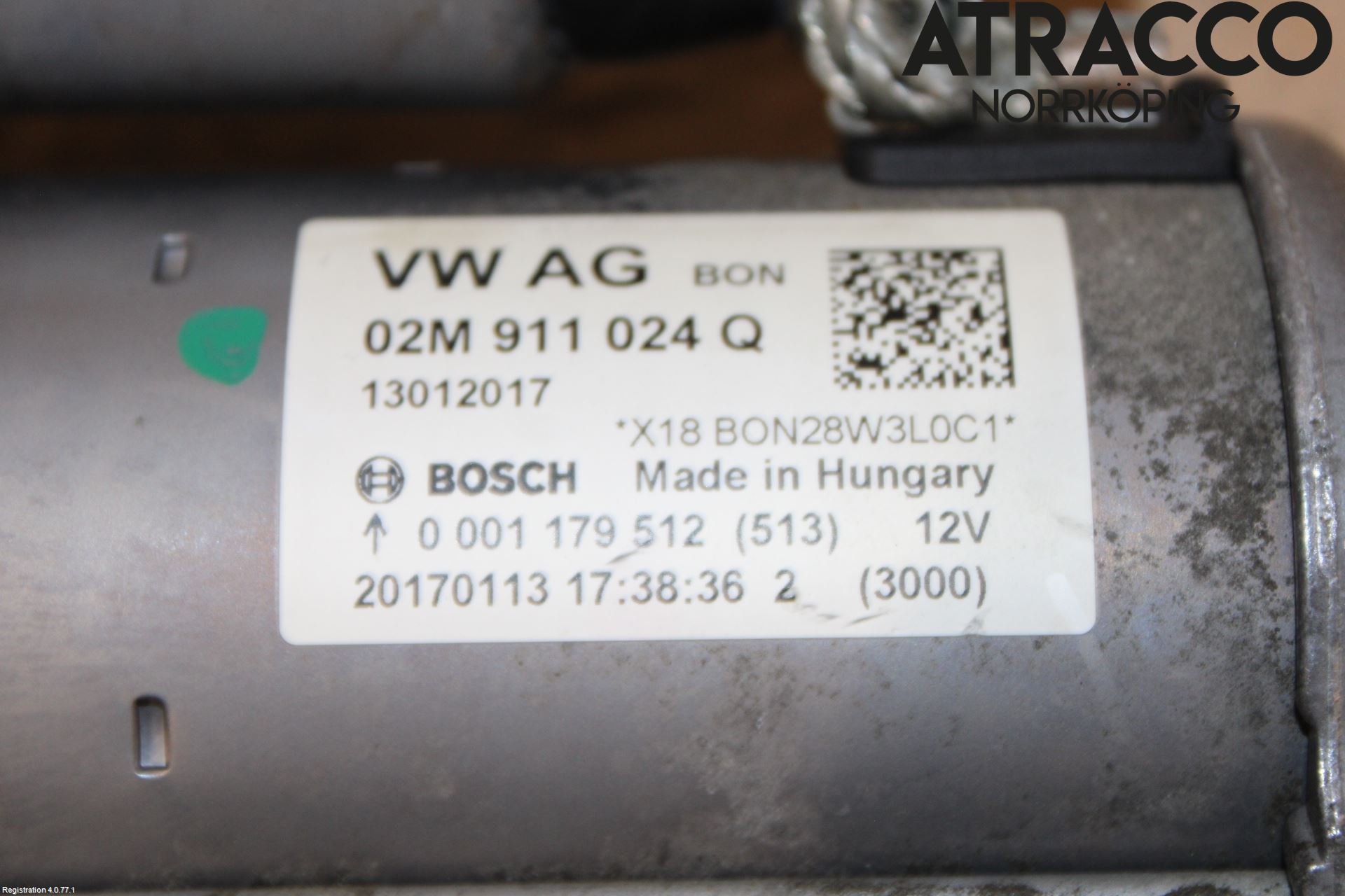 Volkswagen VW POLO 10-17 Startmotor