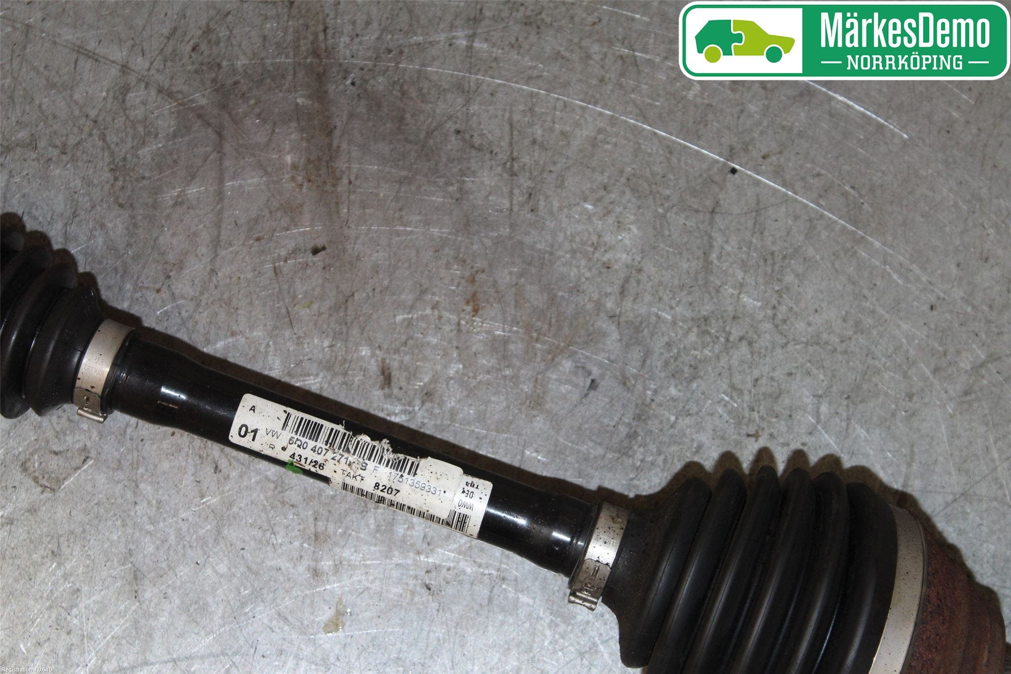 Volkswagen VW GOLF / E-GOLF VII 13-20 Drivaxel Fram Vänster