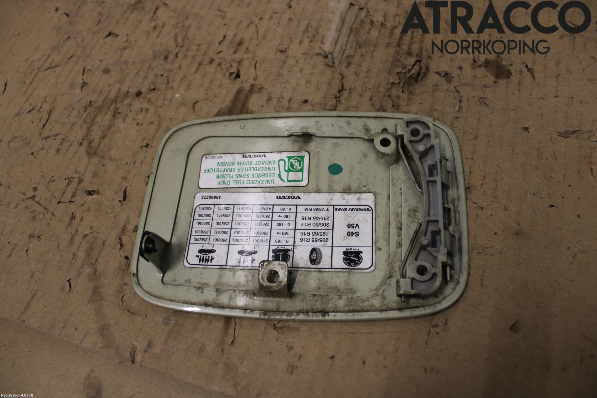 Volvo S40 04-07 Tanklucka