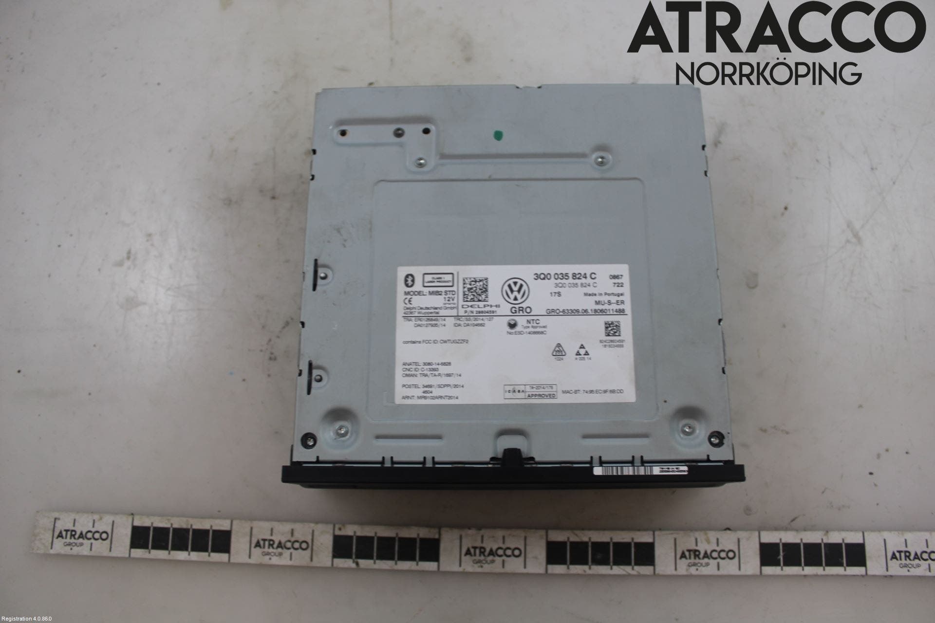 Volkswagen VW GOLF / E-GOLF VII 13-20 Cd Radio - Multimediapanel