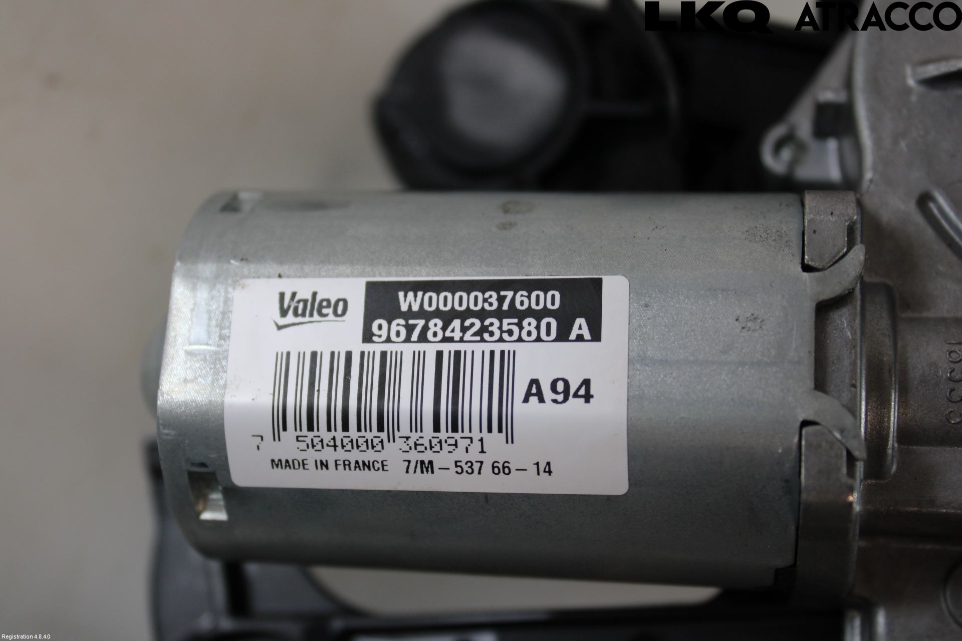 Peugeot 2008 13-20 Torkarmotor Baklucka
