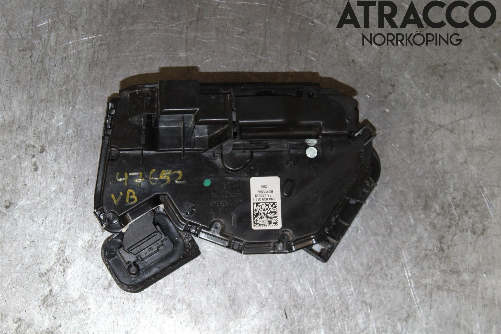 Volkswagen VW PASSAT 15-19 Låskista-Dörrlås