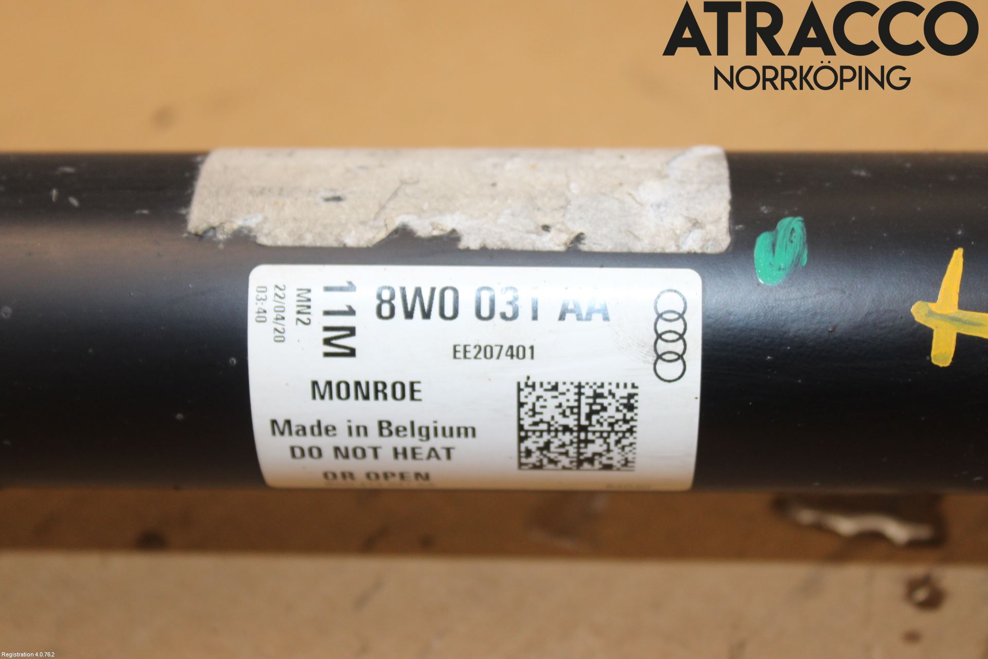 Audi A4/S4 B9 20- Fjäderben Fram Höger