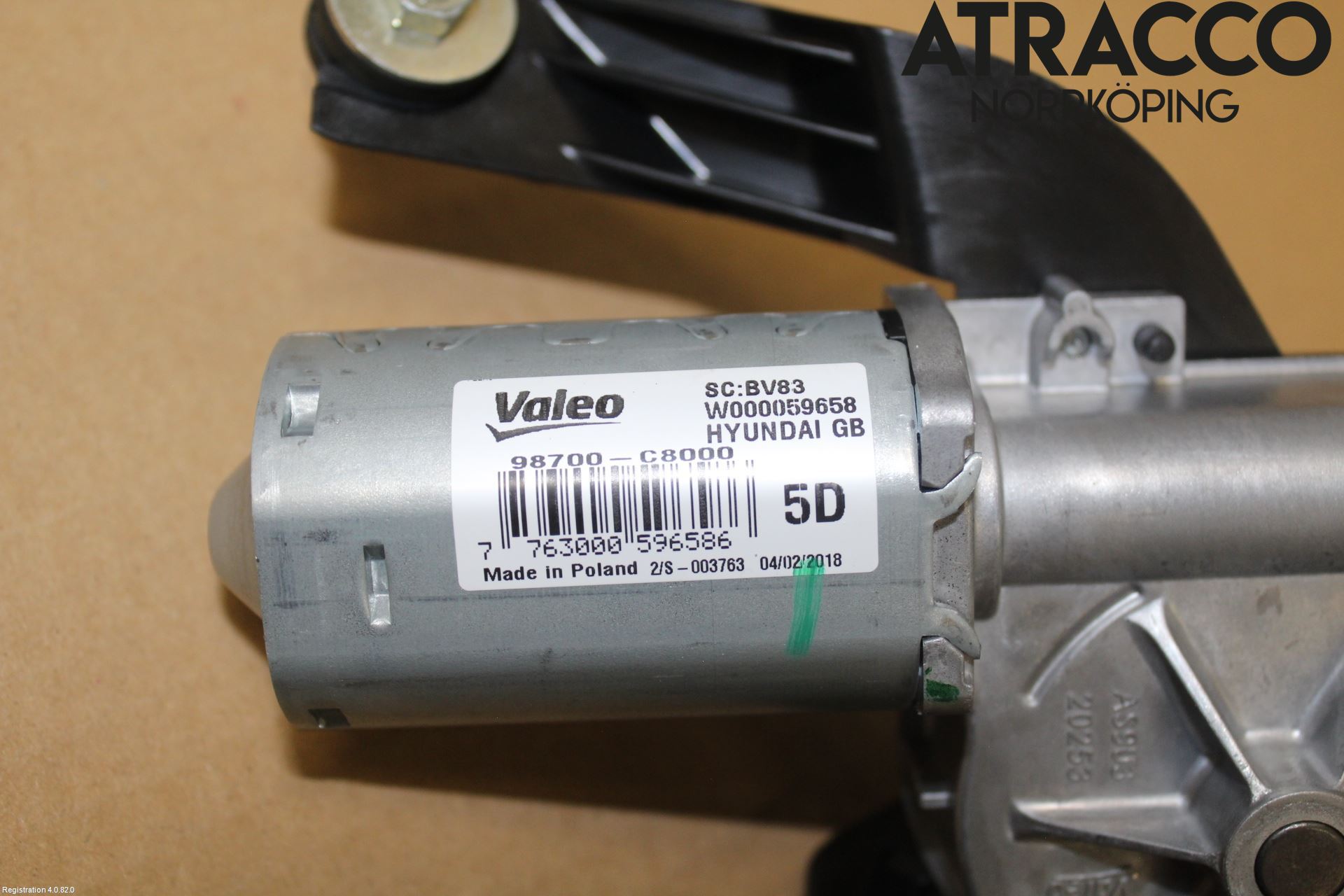 Hyundai i20 GB 15-20 Torkarmotor Baklucka