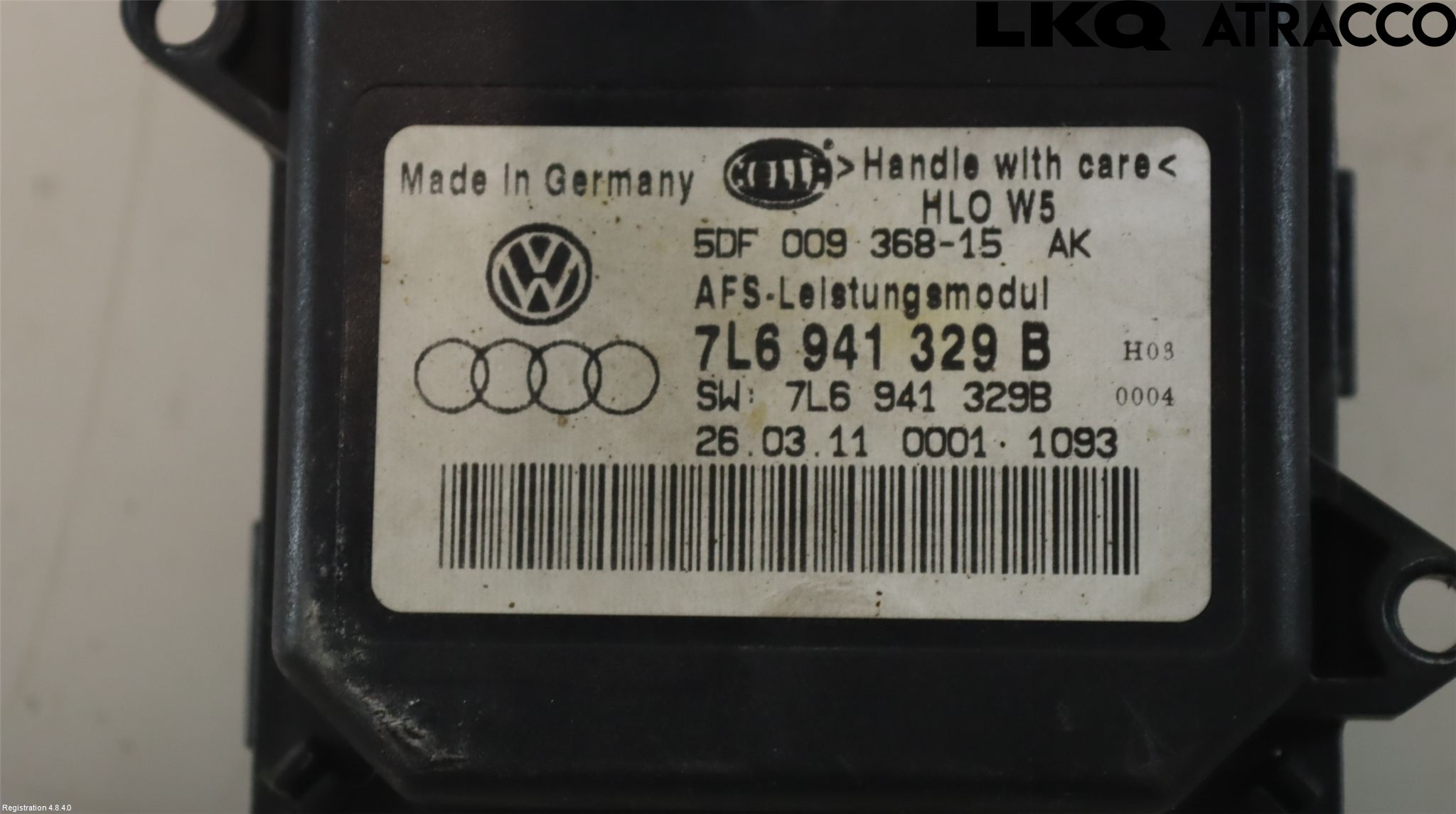 Volkswagen VW GOLF VI 09-13 Styrenhet Strålkastare