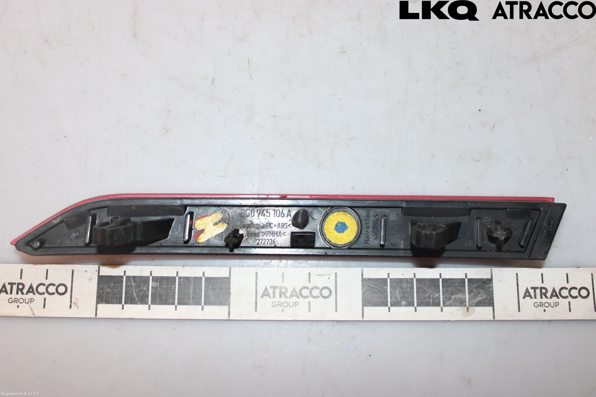 Volkswagen VW PASSAT 15-19 Dimljus/Reflex Bak