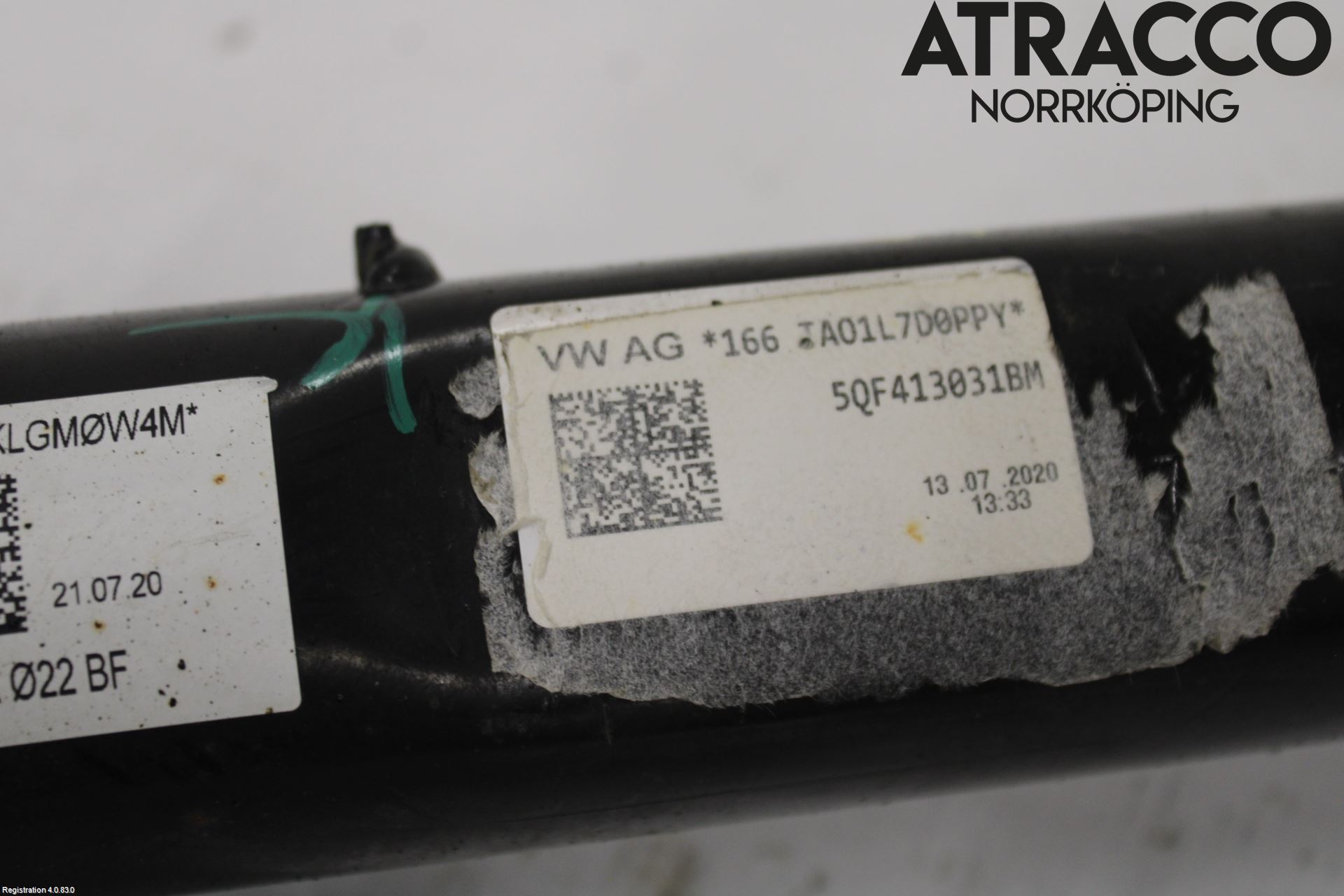 Volkswagen VW TIGUAN 16-24 Fjäderben Fram Vänster