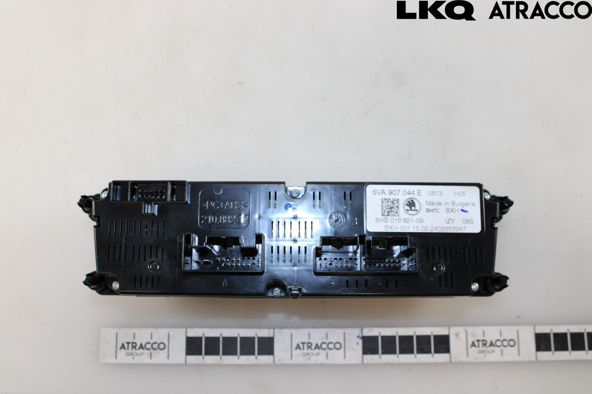 Skoda FABIA 22- Värmereglage