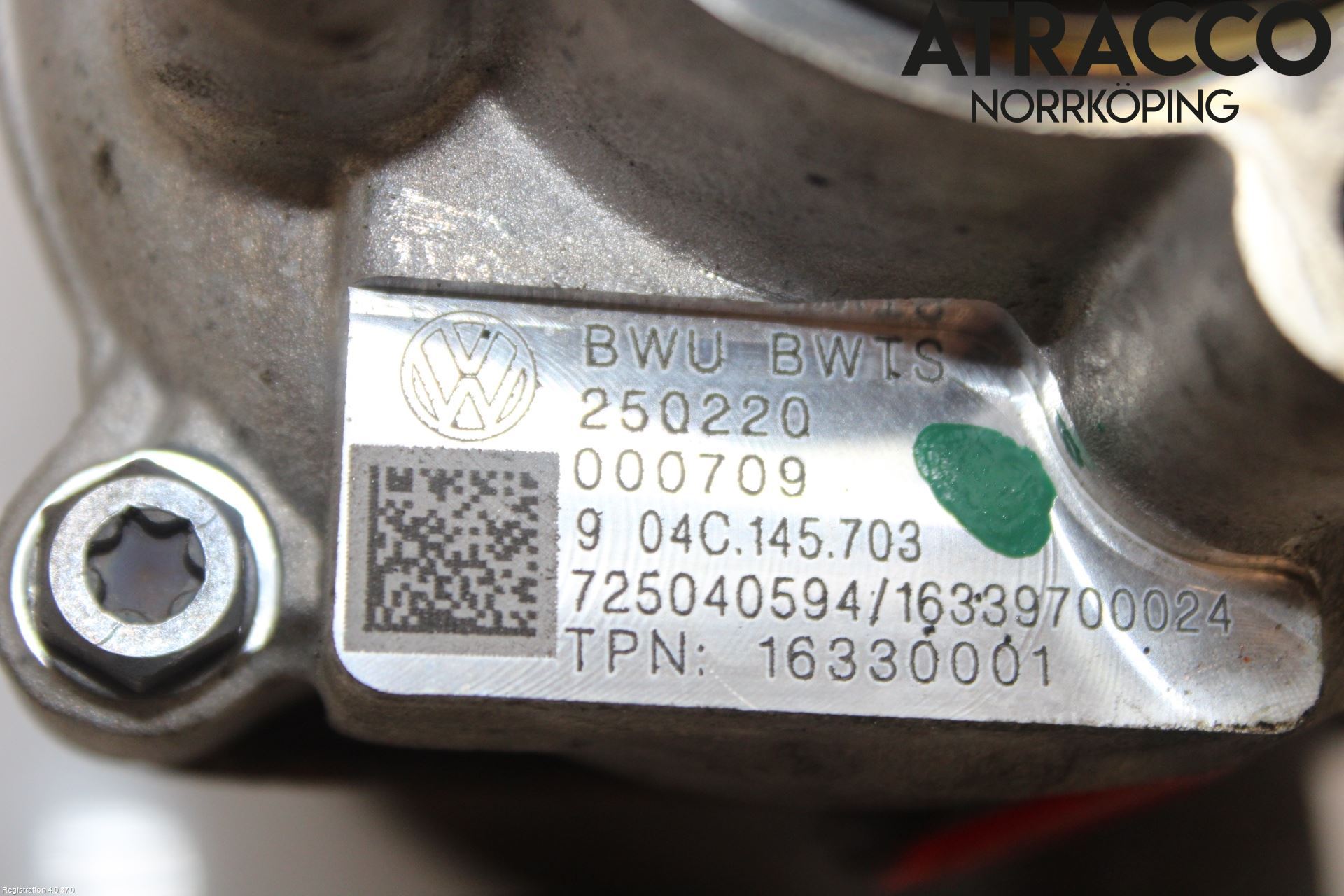 Volkswagen VW POLO VI 18->> Turboaggregat