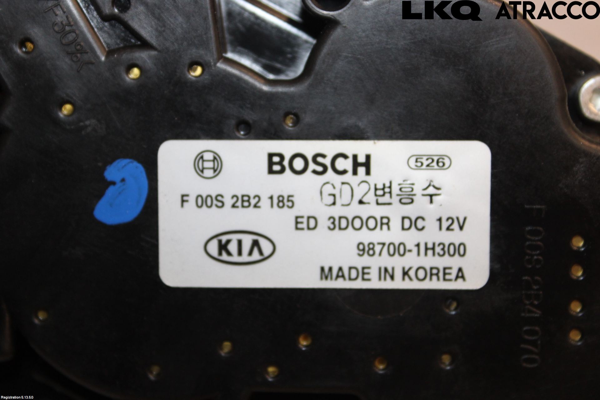 Hyundai ix35 Torkarmotor Baklucka