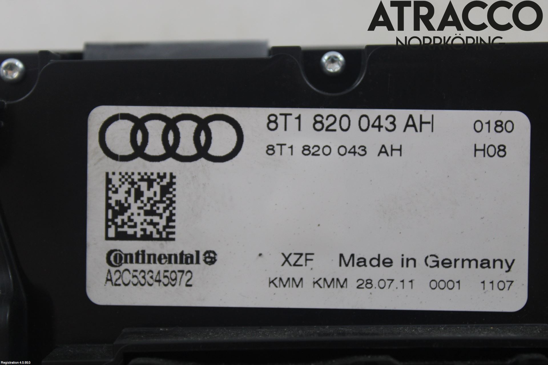 Audi A4/S4 08-11 Värmereglage