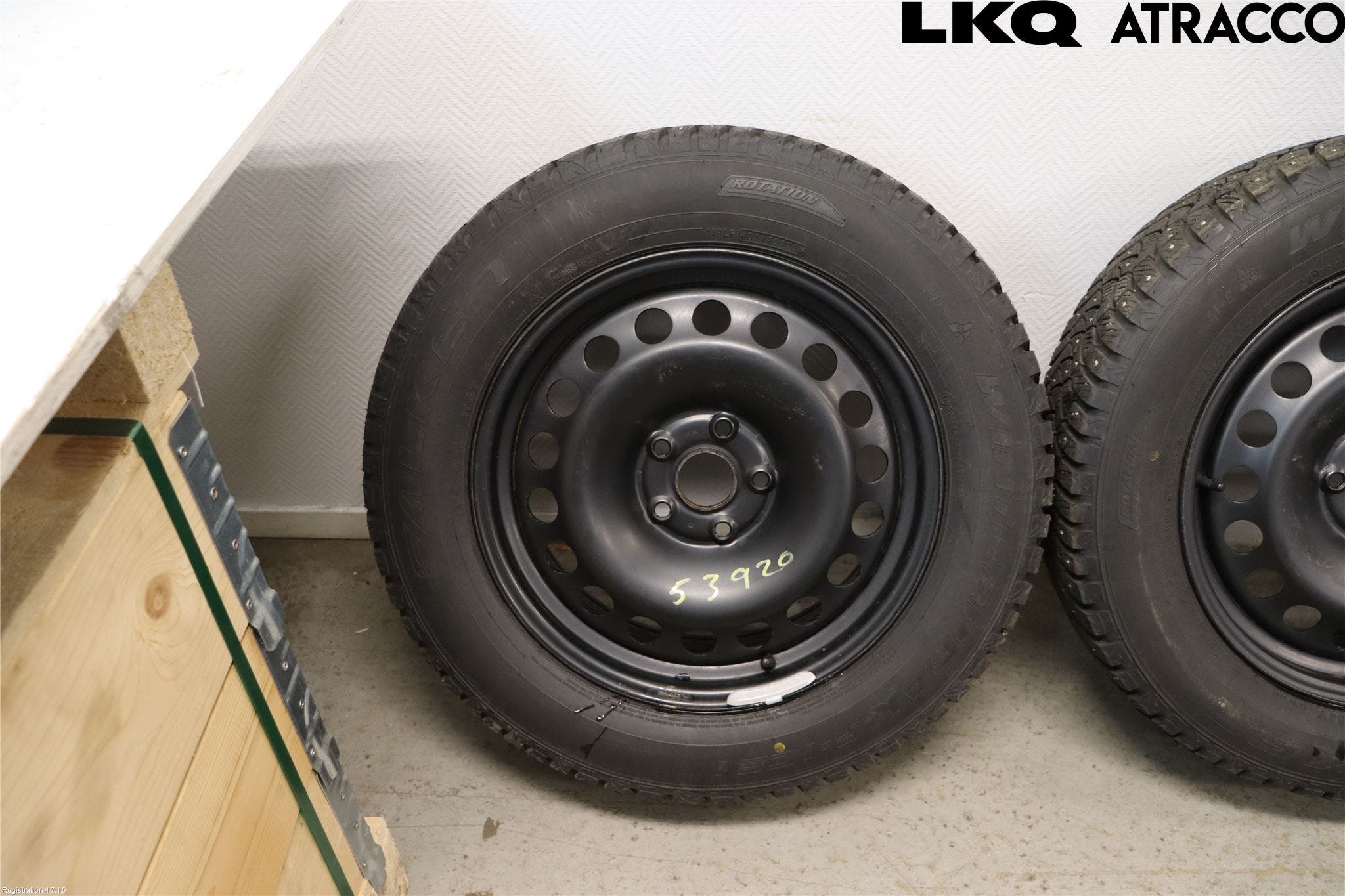 Volkswagen VW TIGUAN 16-24 Vinterdäck Plåtfälg 4St