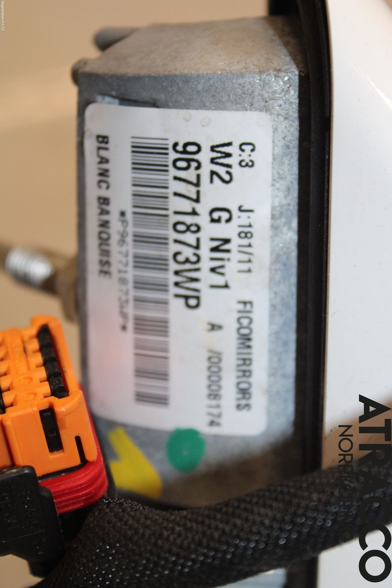 Peugeot 508 11-18 Spegel Yttre El Vä