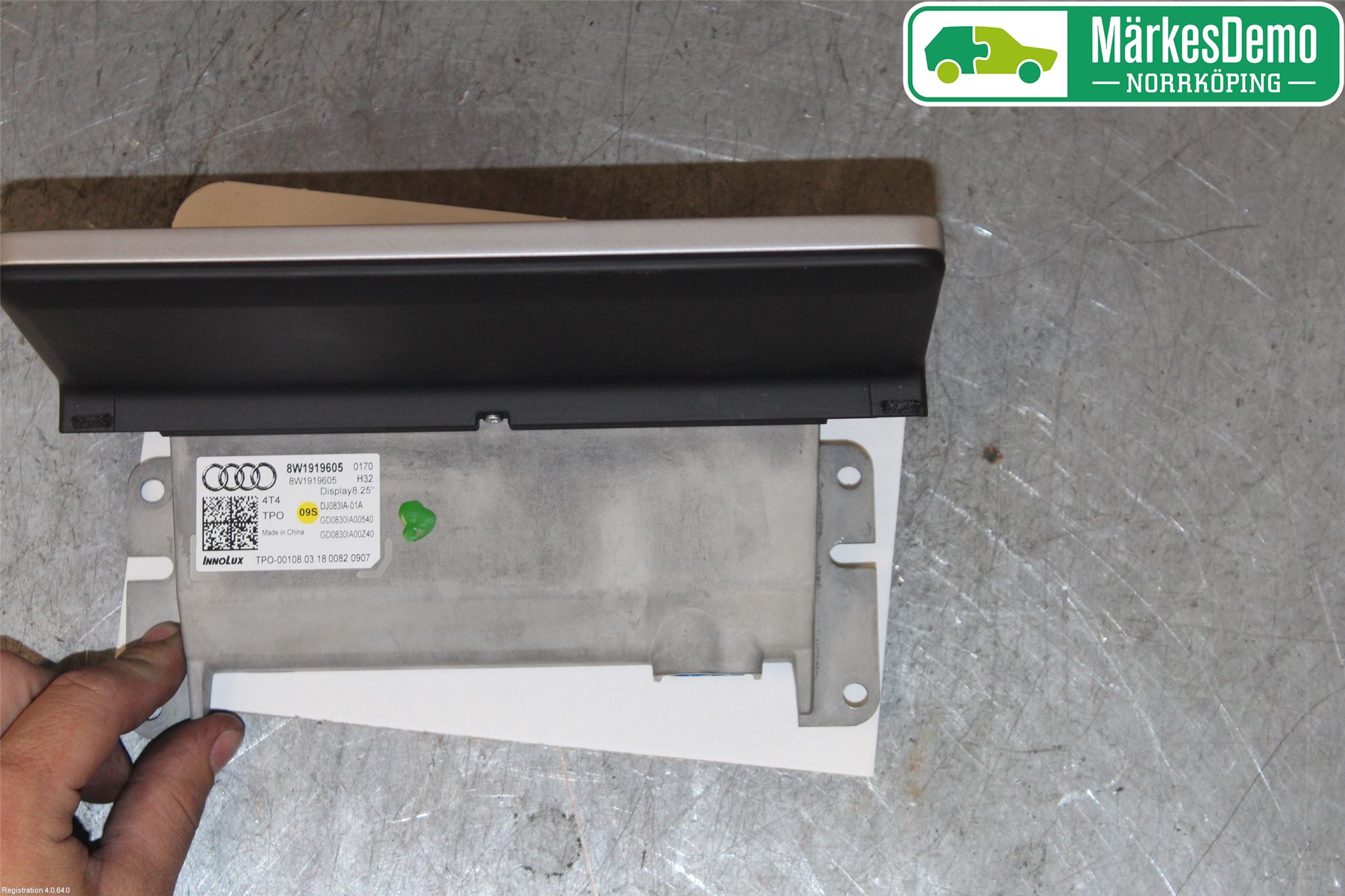 Audi A4/S4 B9 16-19 Multifunktionsdisplay