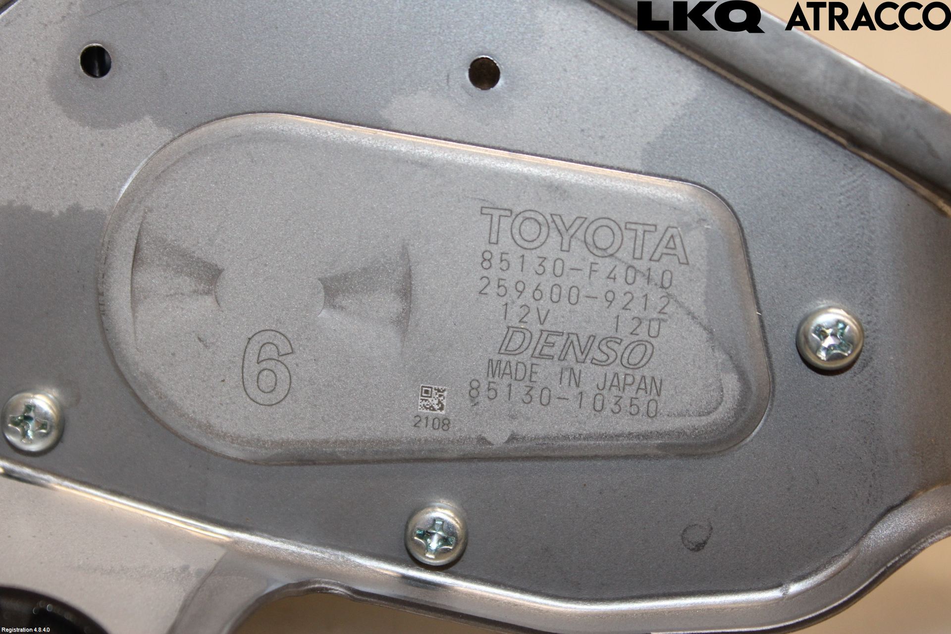 Toyota C-HR 16-23 Torkarmotor Baklucka