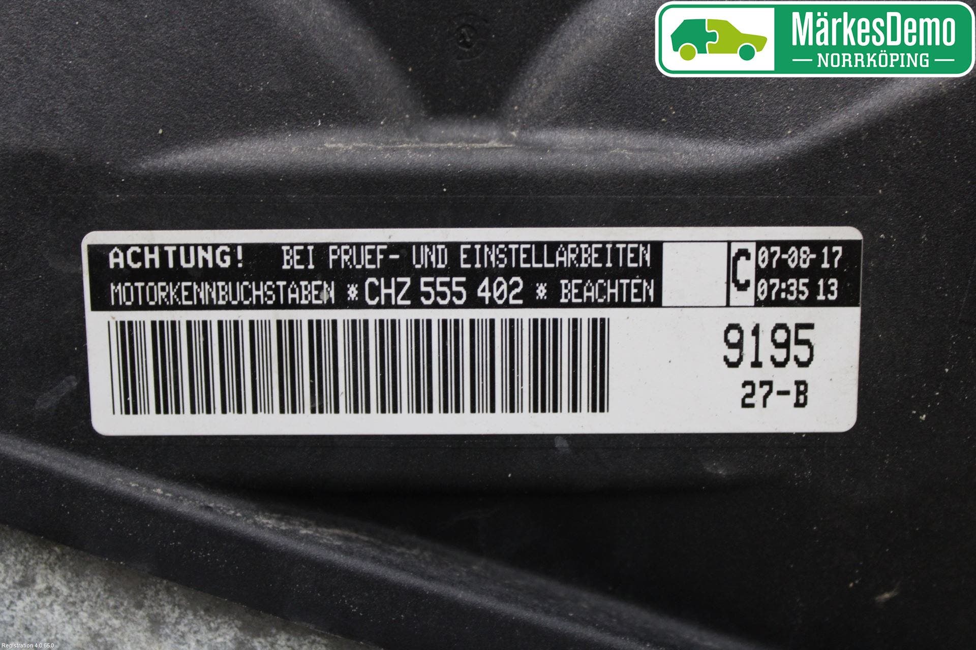 Volkswagen VW GOLF / E-GOLF VII 13-20 Motor Bensin