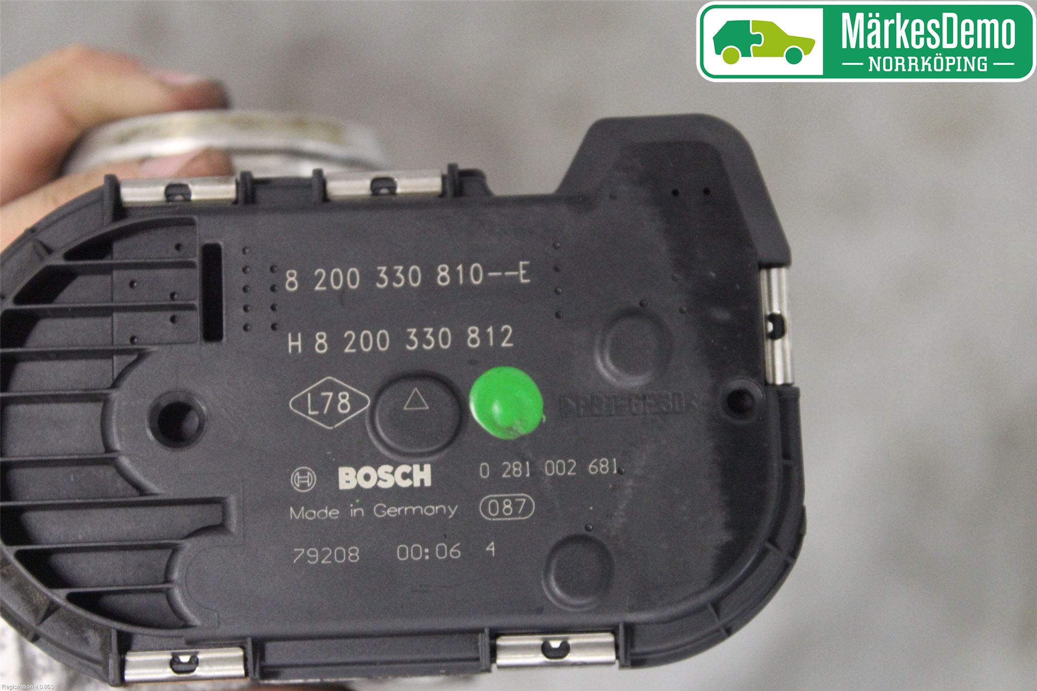 Renault LAGUNA III 08-10 Injspjällhus