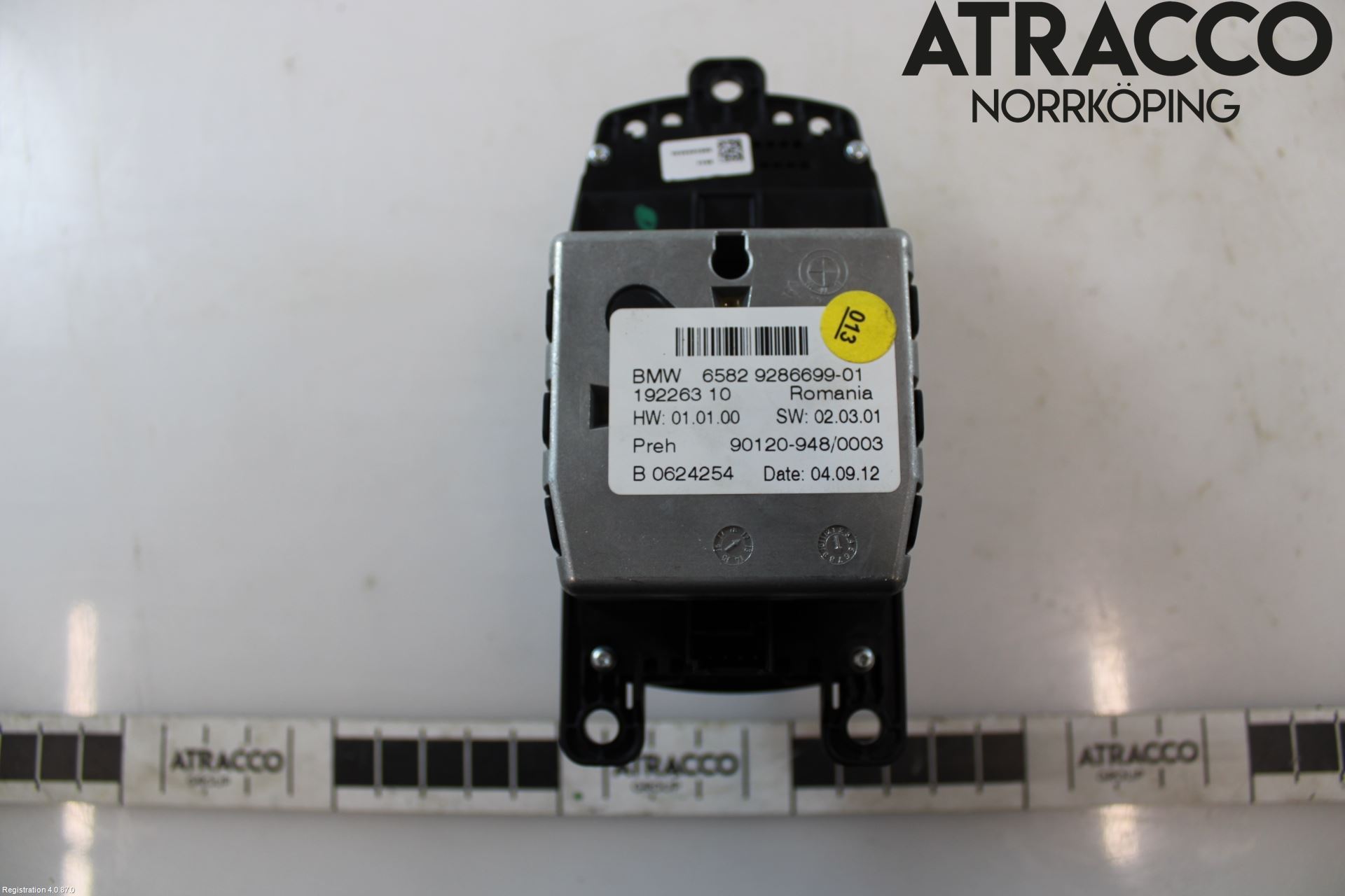 BMW 5 F10/F11/F18 09-17 Strömställare Färddator