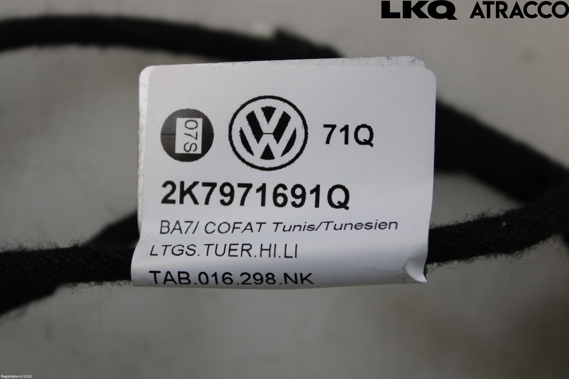 Volkswagen VW CADDY 21- Kabelhärva