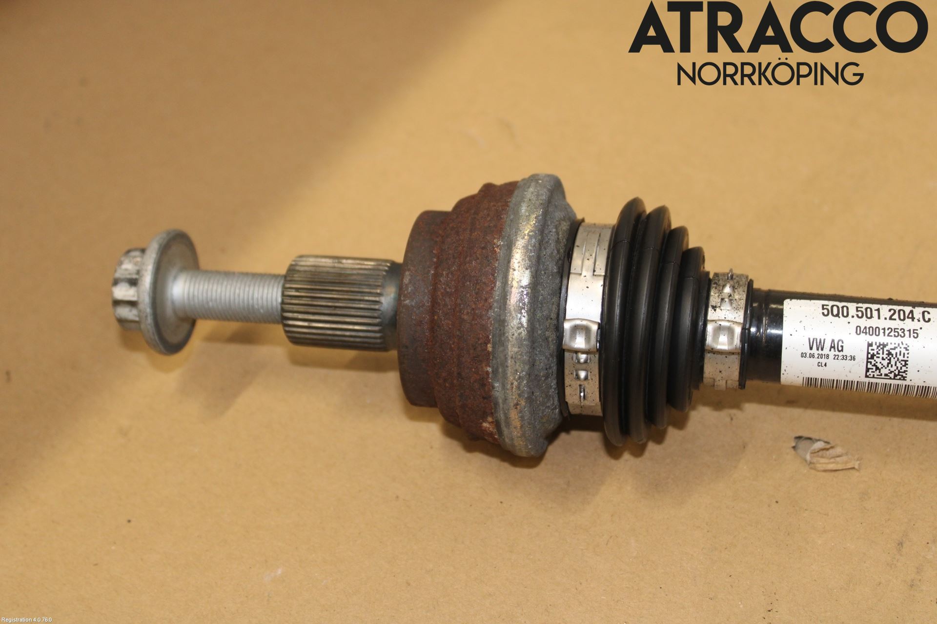 Audi Q2/SQ2 17- Drivaxel Bak Höger