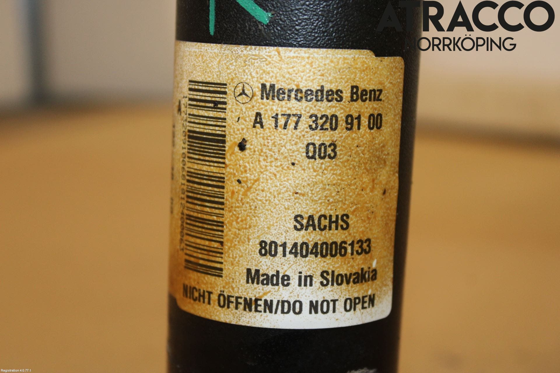 Mercedes-Benz MB A-KLASS (W177) 18- Fjäderben Fram Vänster