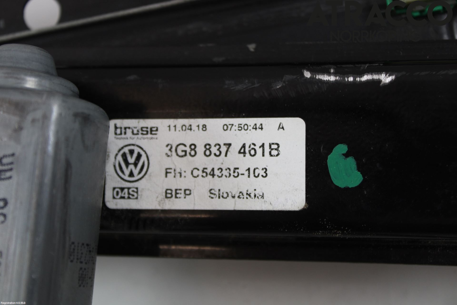 Volkswagen VW ARTEON 17- Fönsterhiss El Kompl