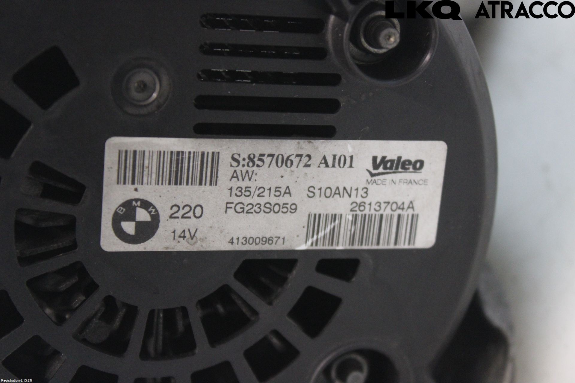 BMW 5 F10/F11/F18 09-17 Generator