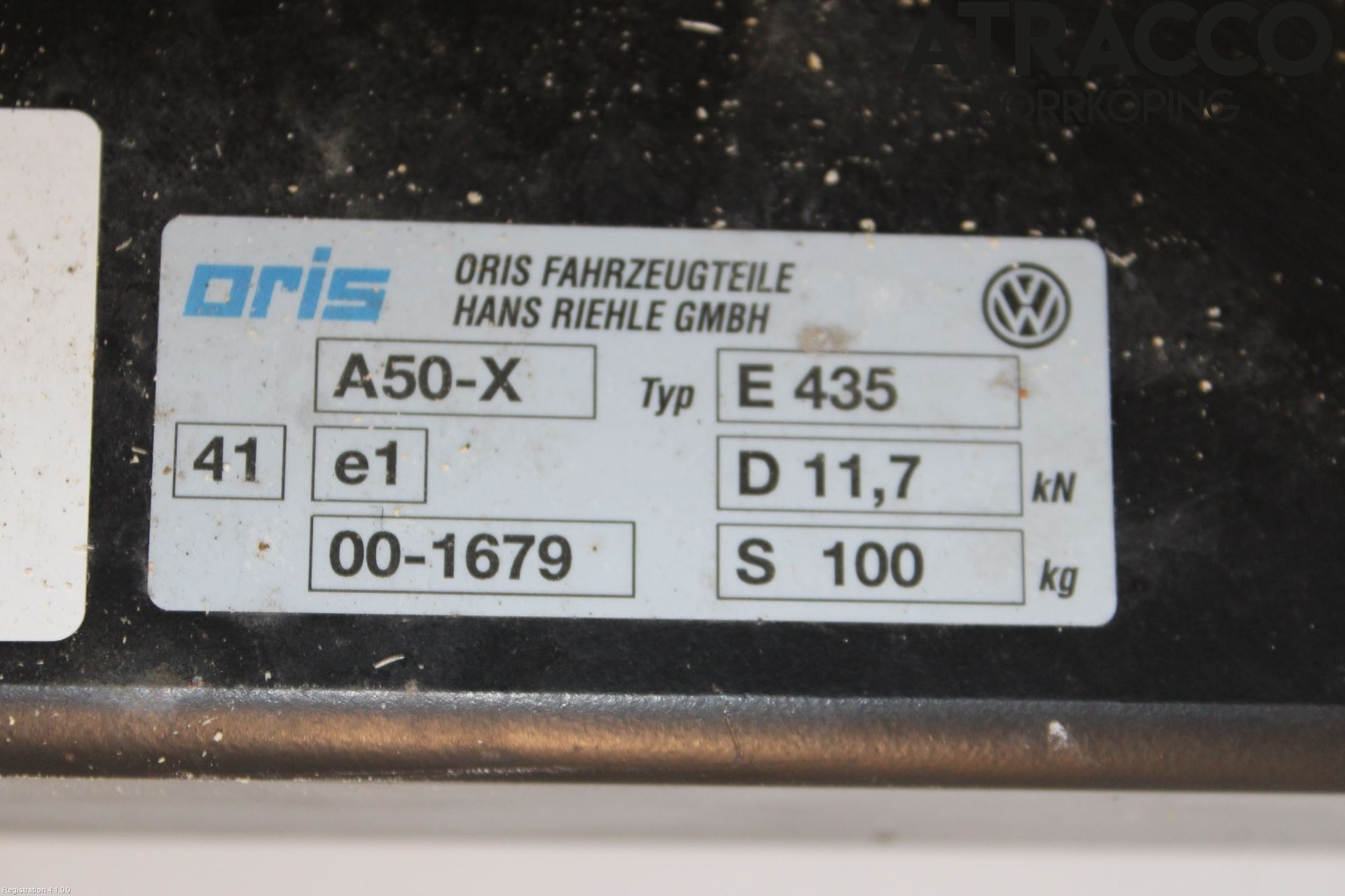 Volkswagen VW TIGUAN 07-16 Dragkrok