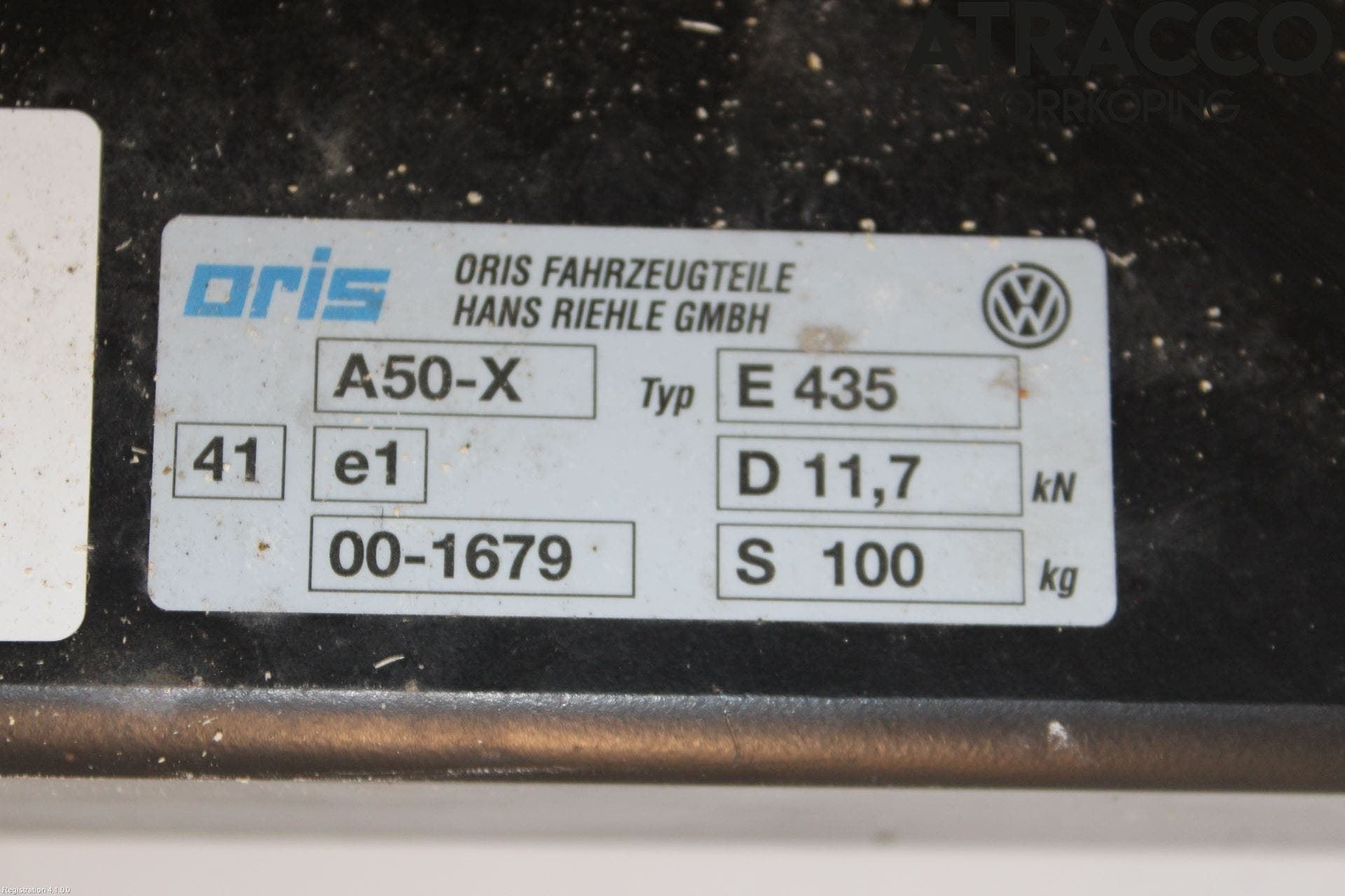 Volkswagen VW TIGUAN 07-16 Dragkrok