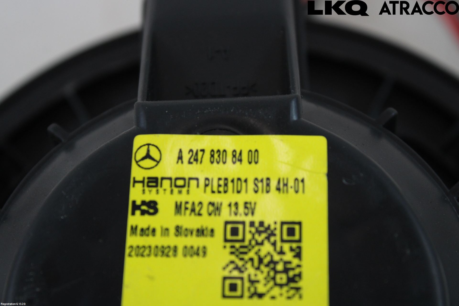 Mercedes-Benz MB EQB (X243) 22- Värmefläkt
