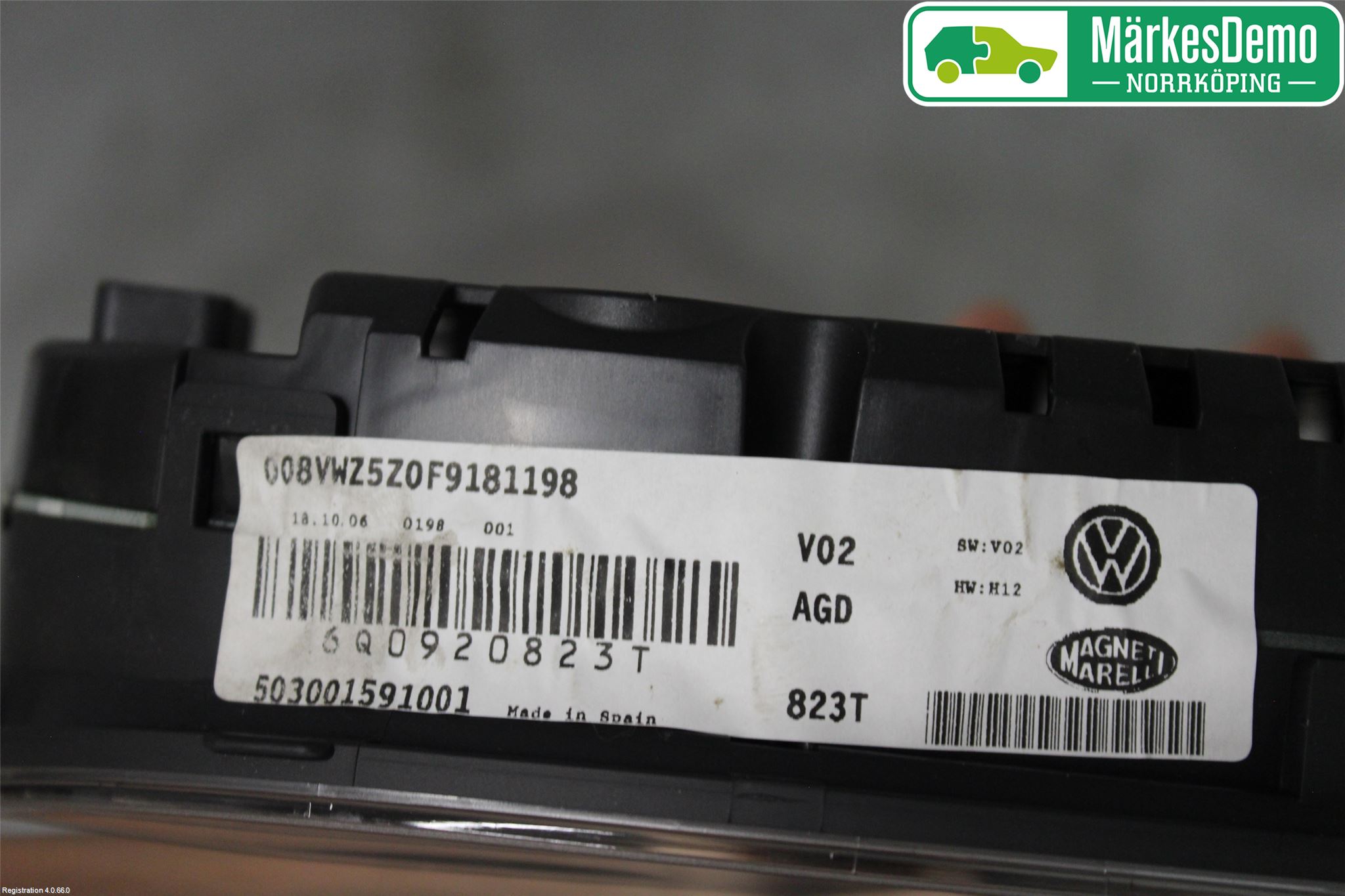 Volkswagen VW POLO 05-09 Instrument Komb