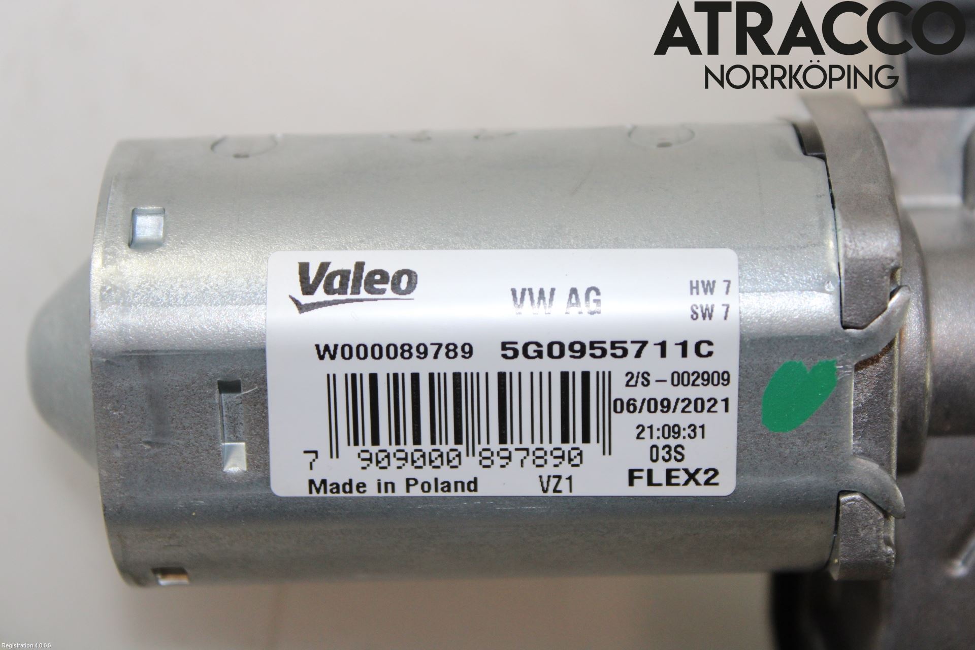 Seat ARONA Torkarmotor Baklucka