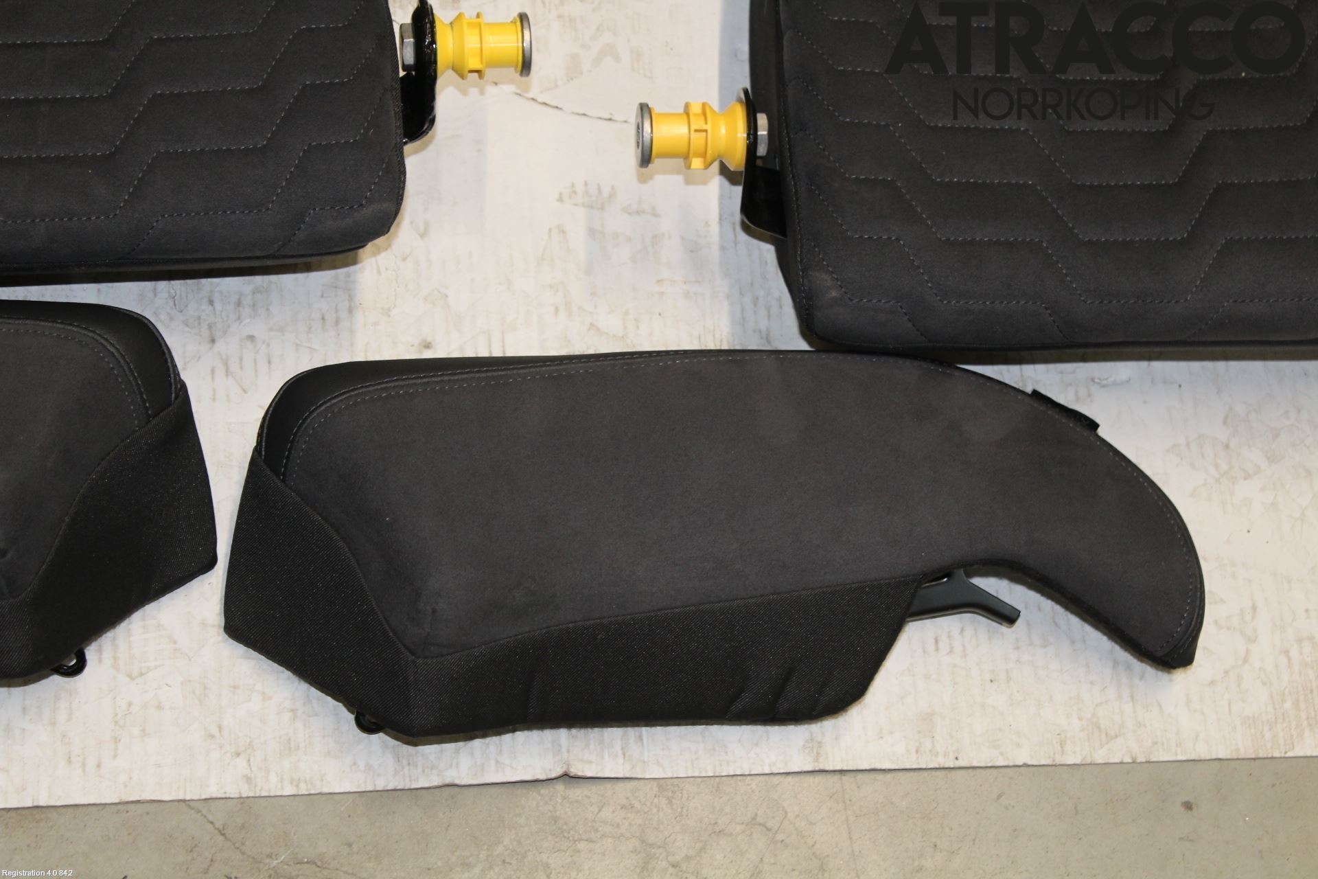 Audi E-TRON GT FW 21- Inredning Baksäte