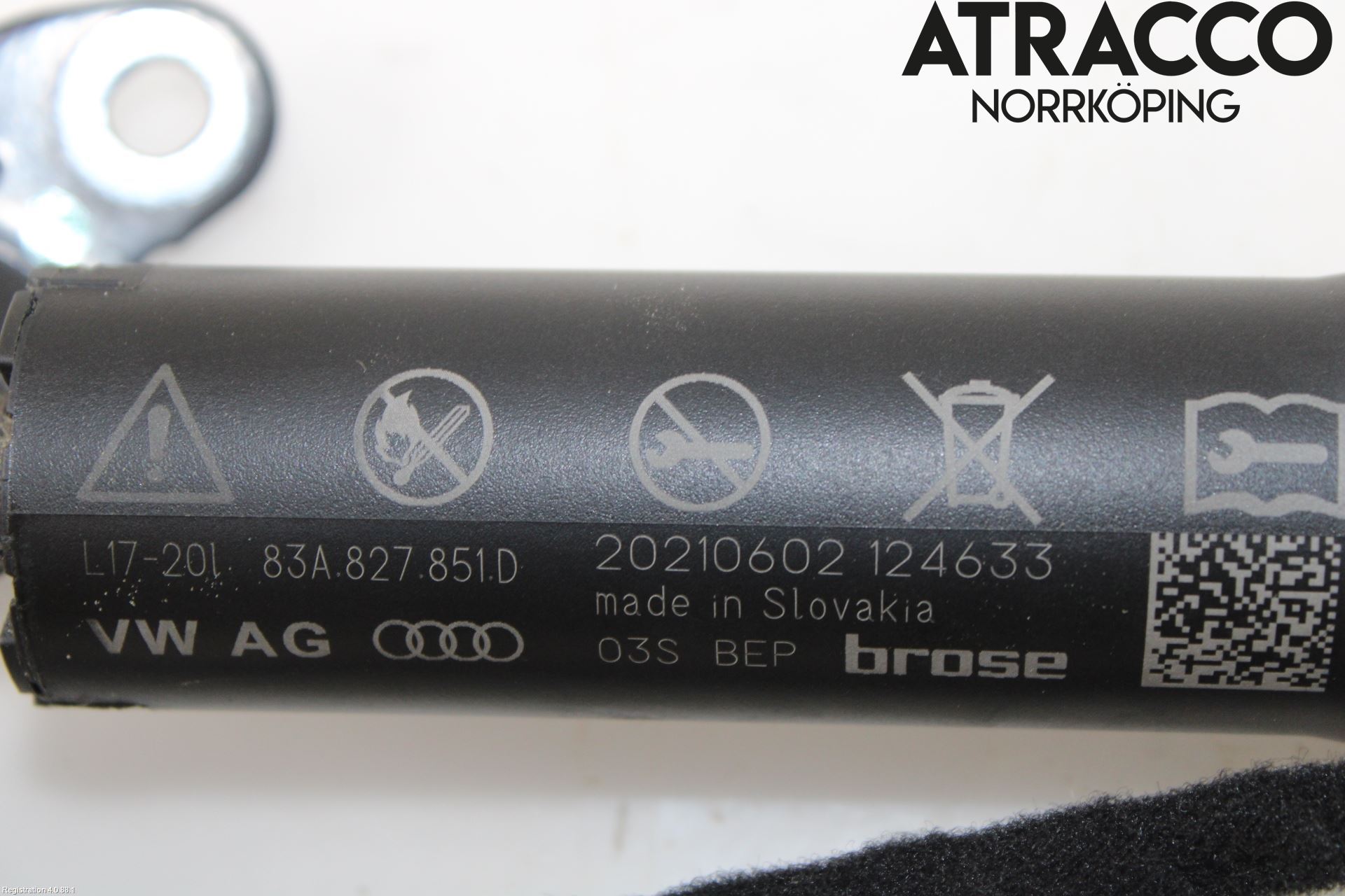 Audi Q3 F3 19- Gasfjäder Baklucka