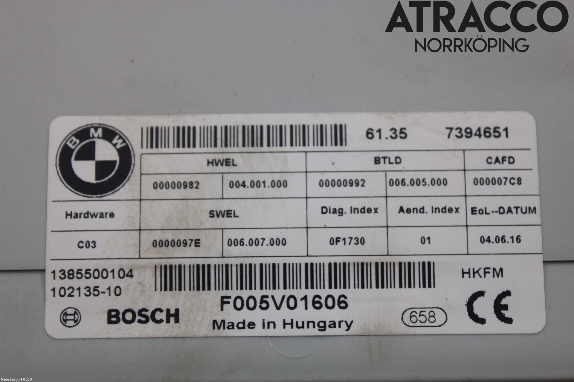 BMW 5 F10/F11/F18 09-17 Komfort Styrdon