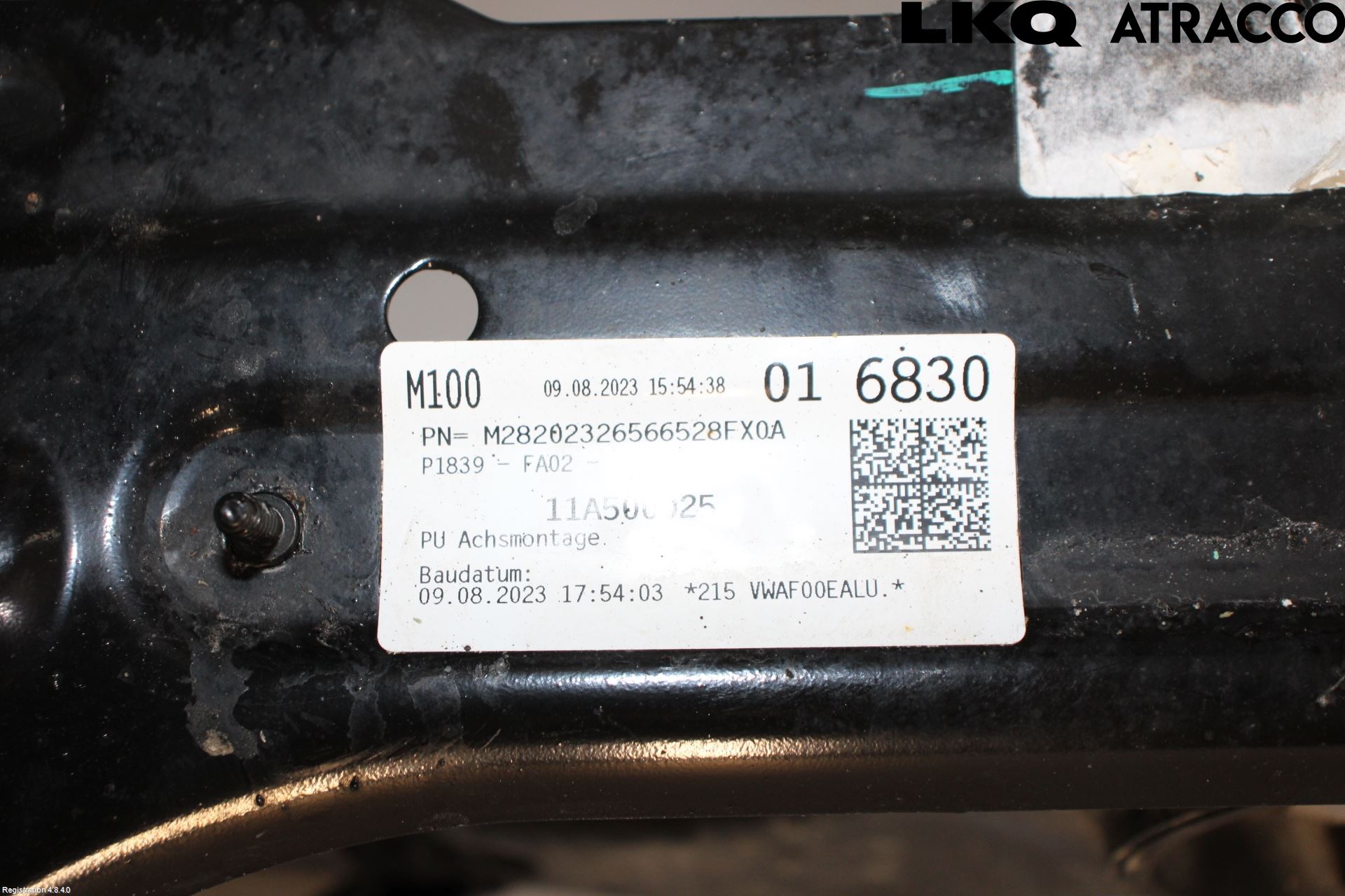 Volkswagen VW ID.4 21- Bakaxelbalk