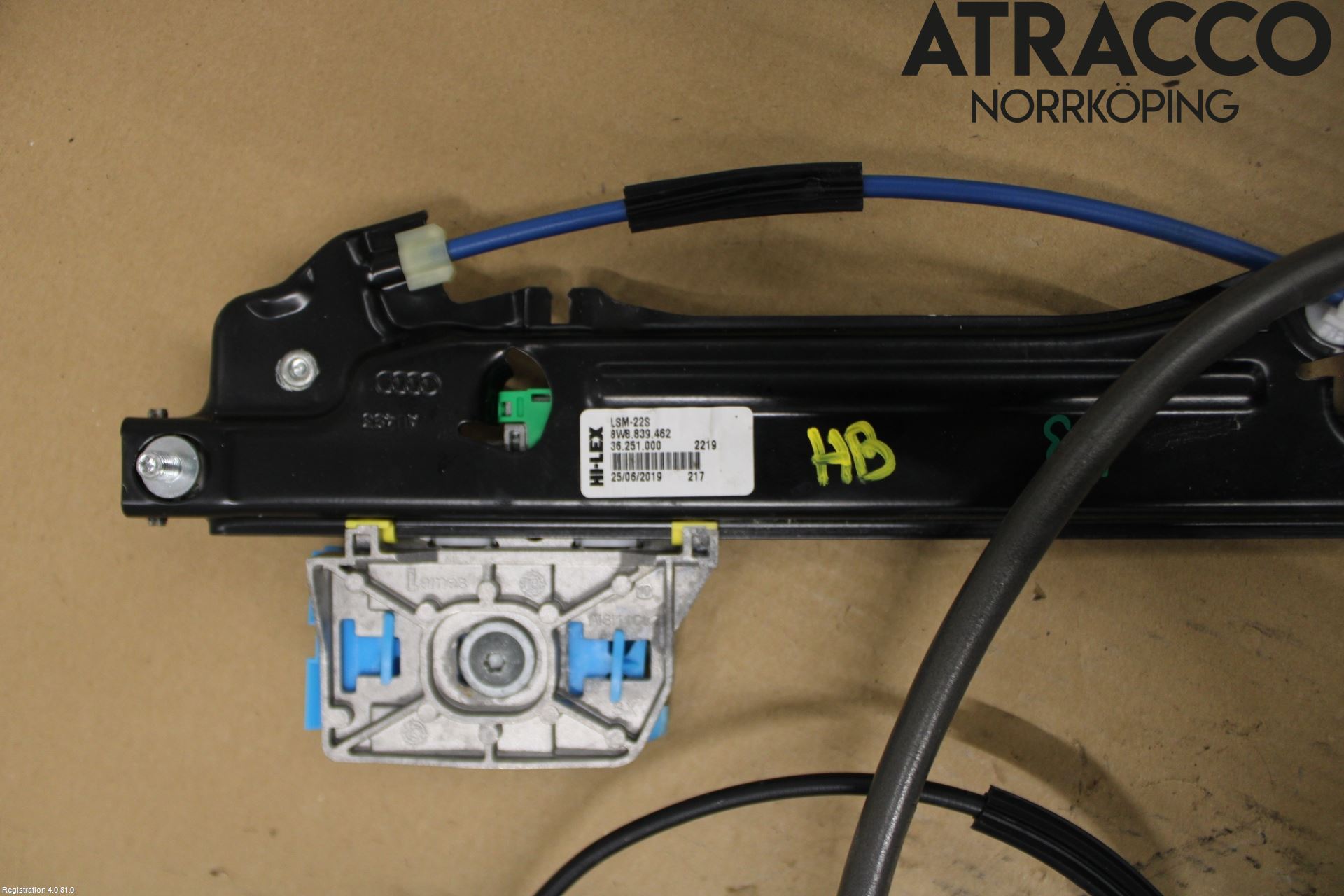 Audi A5 17- Fönsterhiss El Kompl