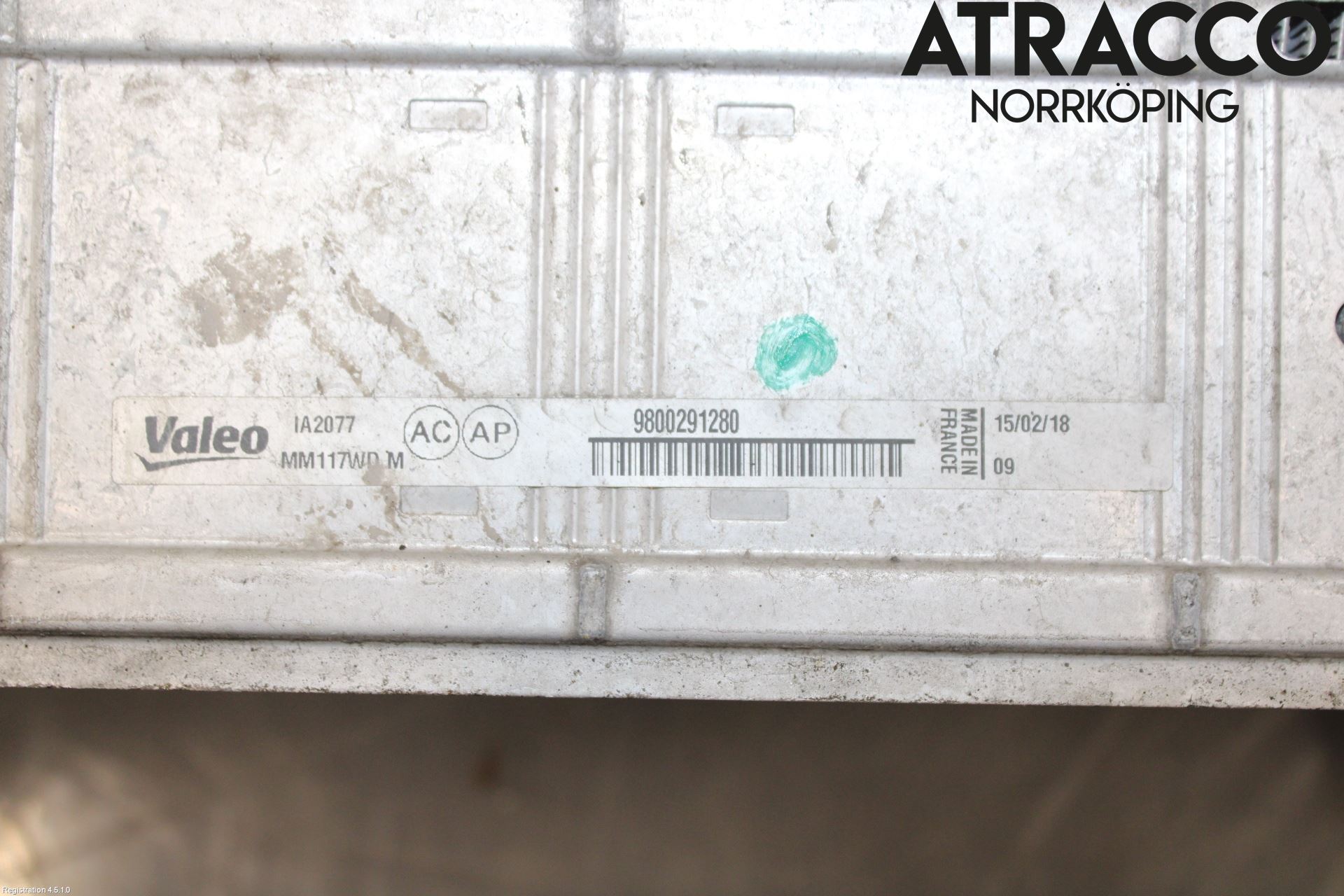 Citroen BERLINGO 08-18 Laddluft-Intercooler Kyl