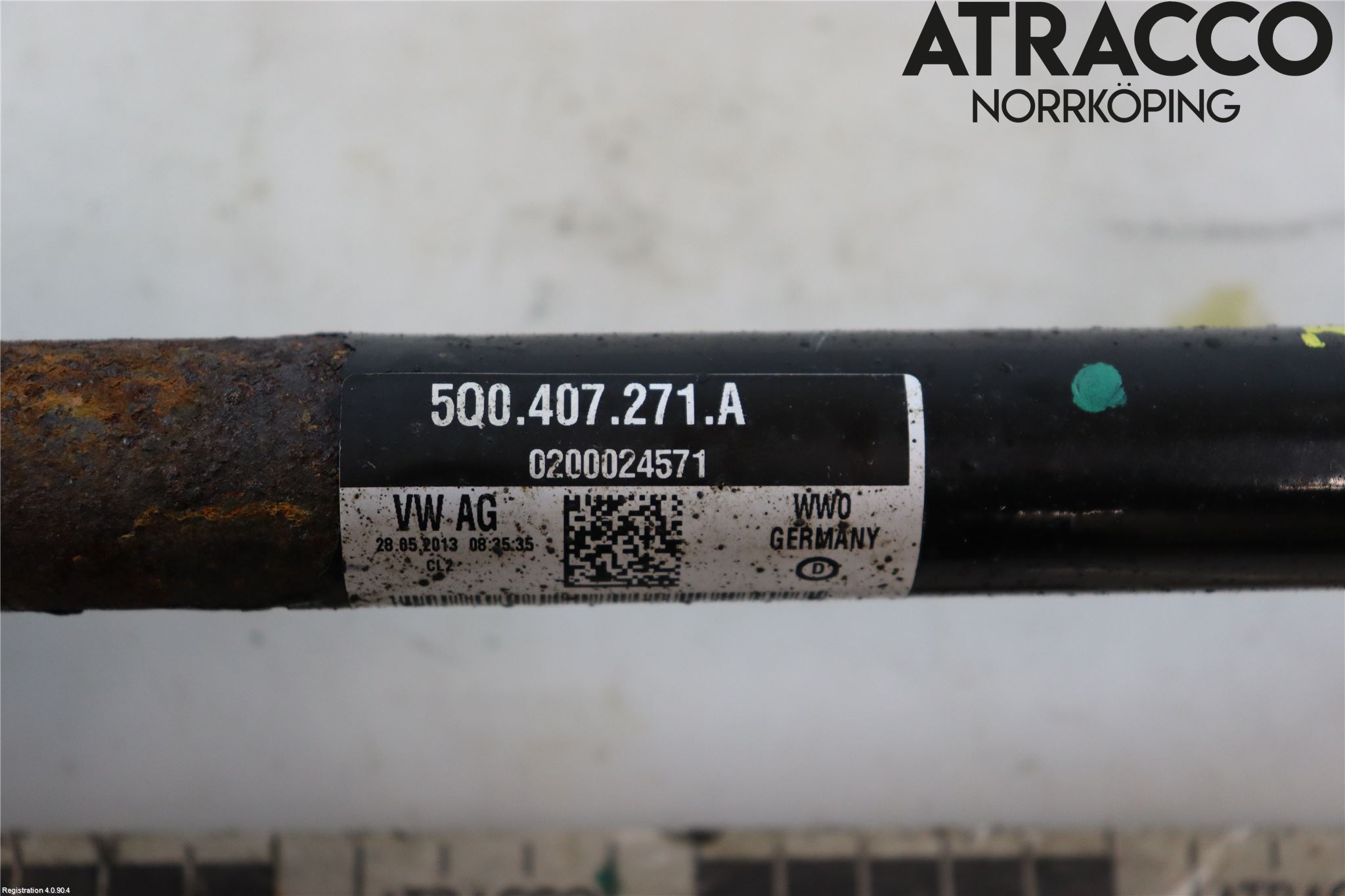 Volkswagen VW GOLF / E-GOLF VII 13-20 Drivaxel Fram Vänster