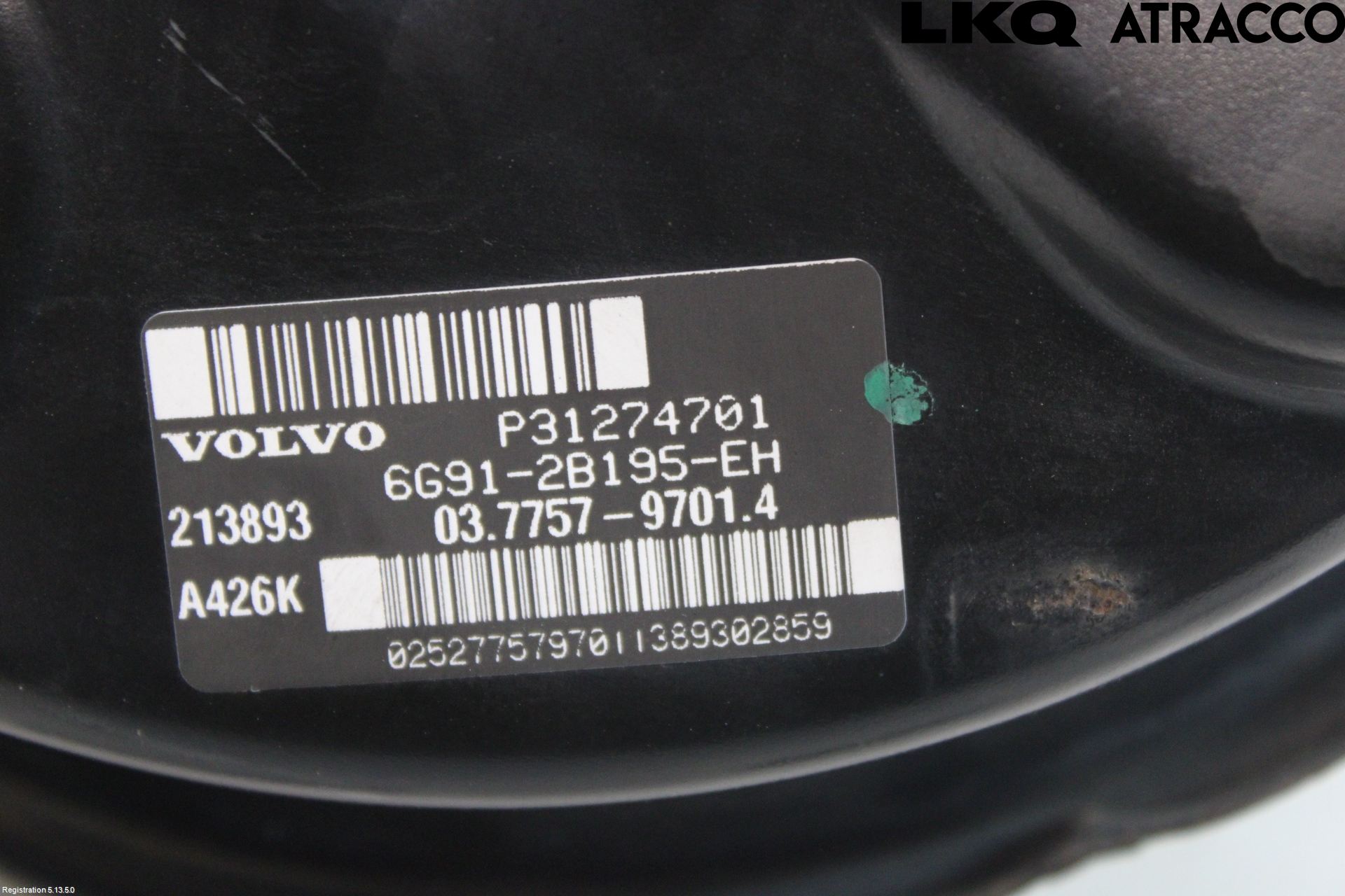 Volvo S80 07-13 Bromsservo