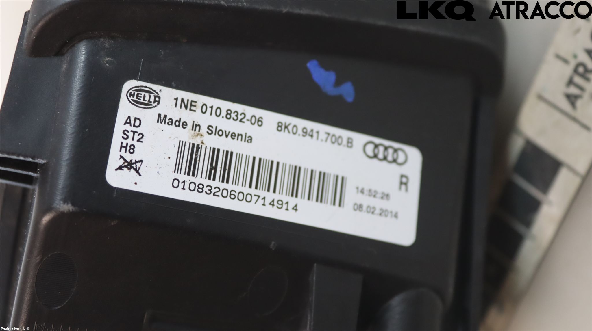 Audi A4 12-15 Dimljus-Varselljus Fram