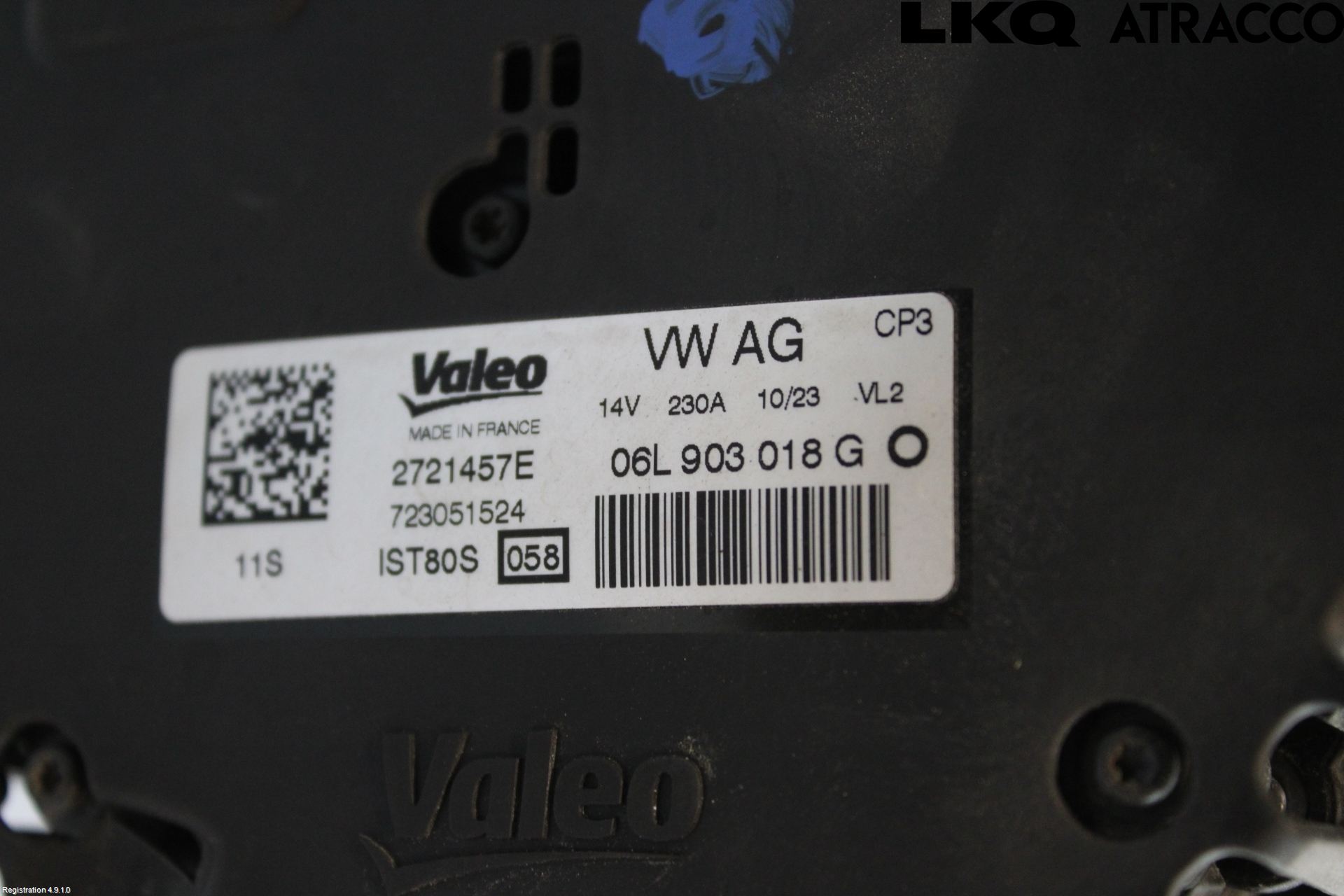 Audi A4/S4 B9 20- Generator